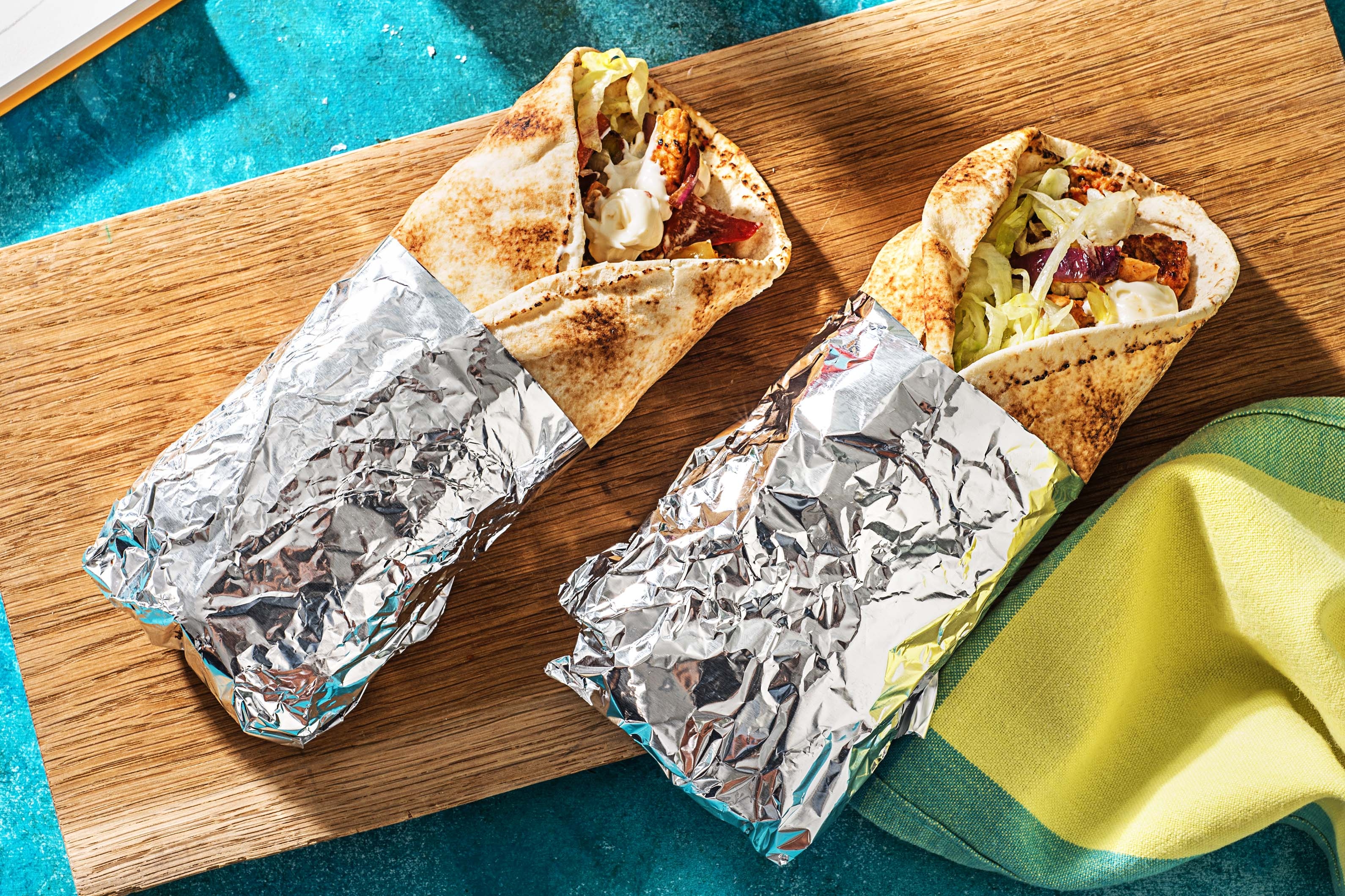 Tortillas au shawarma de dinde