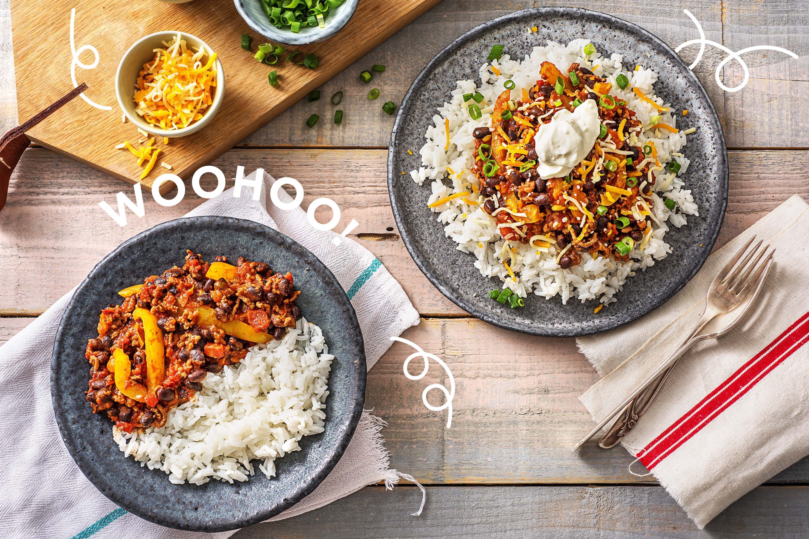 Mildes Chili con Carne