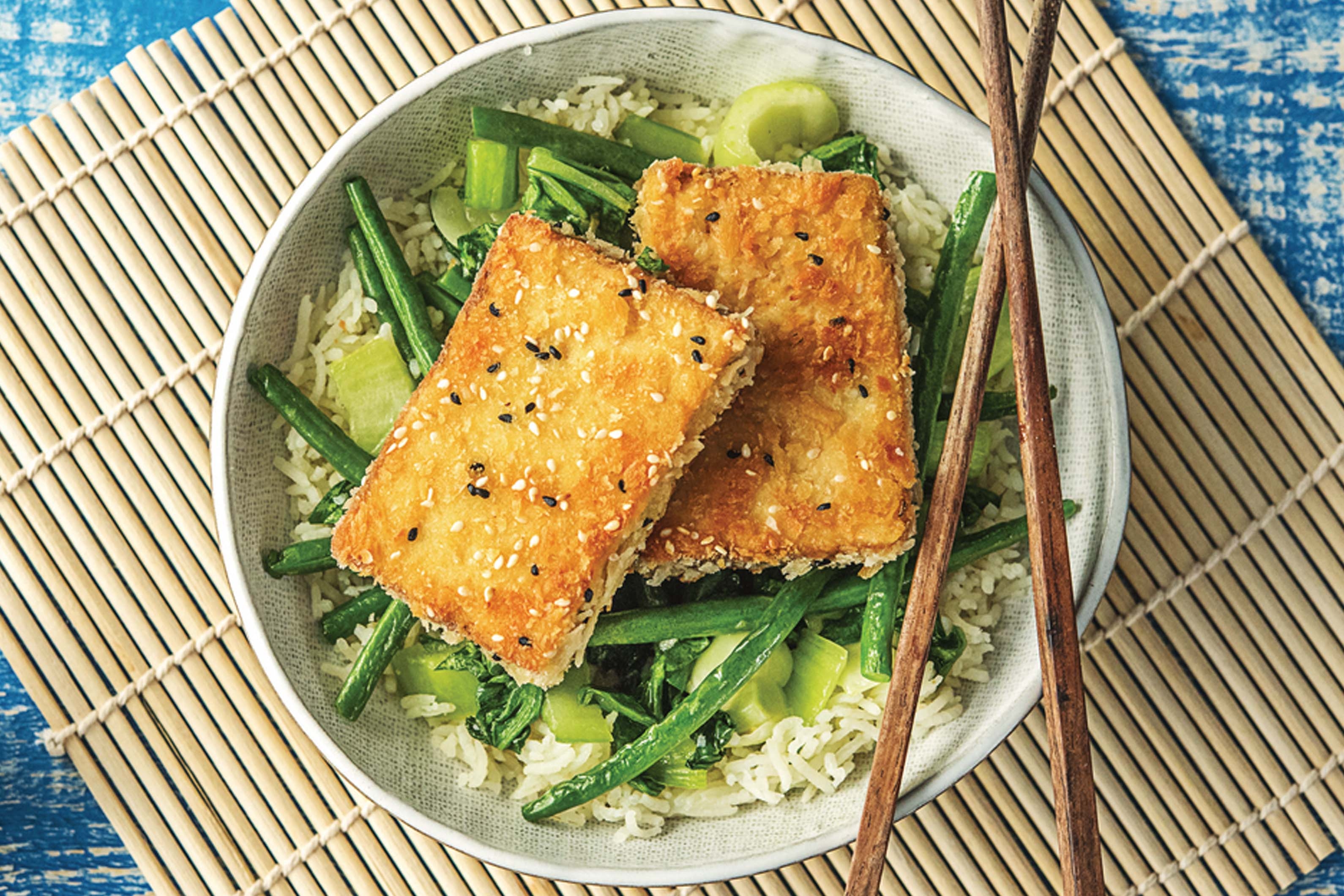 Sesame Crusted Tofu