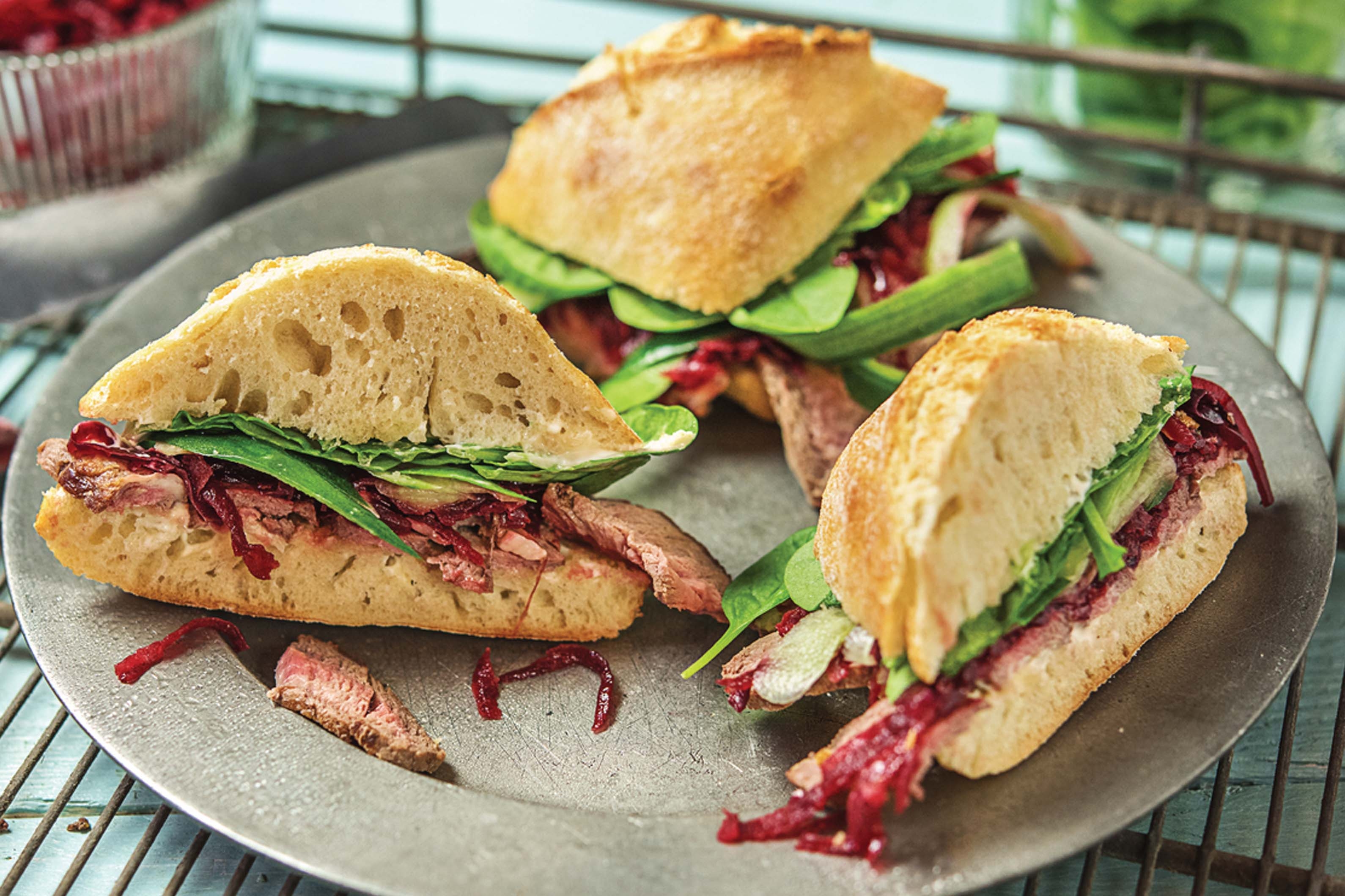 Garlic Aioli Steak Burgers