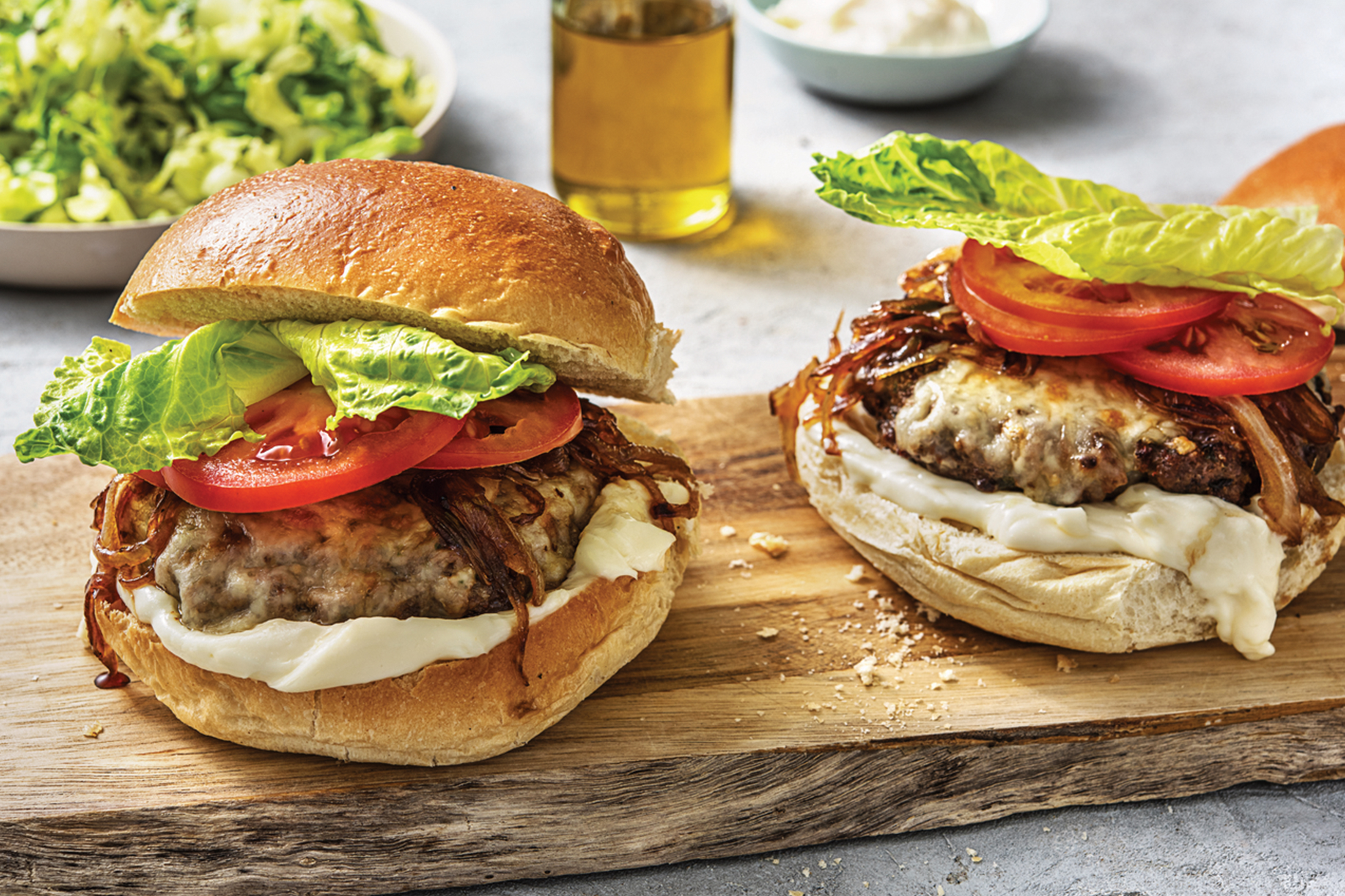 Cheesy Beef Burgers