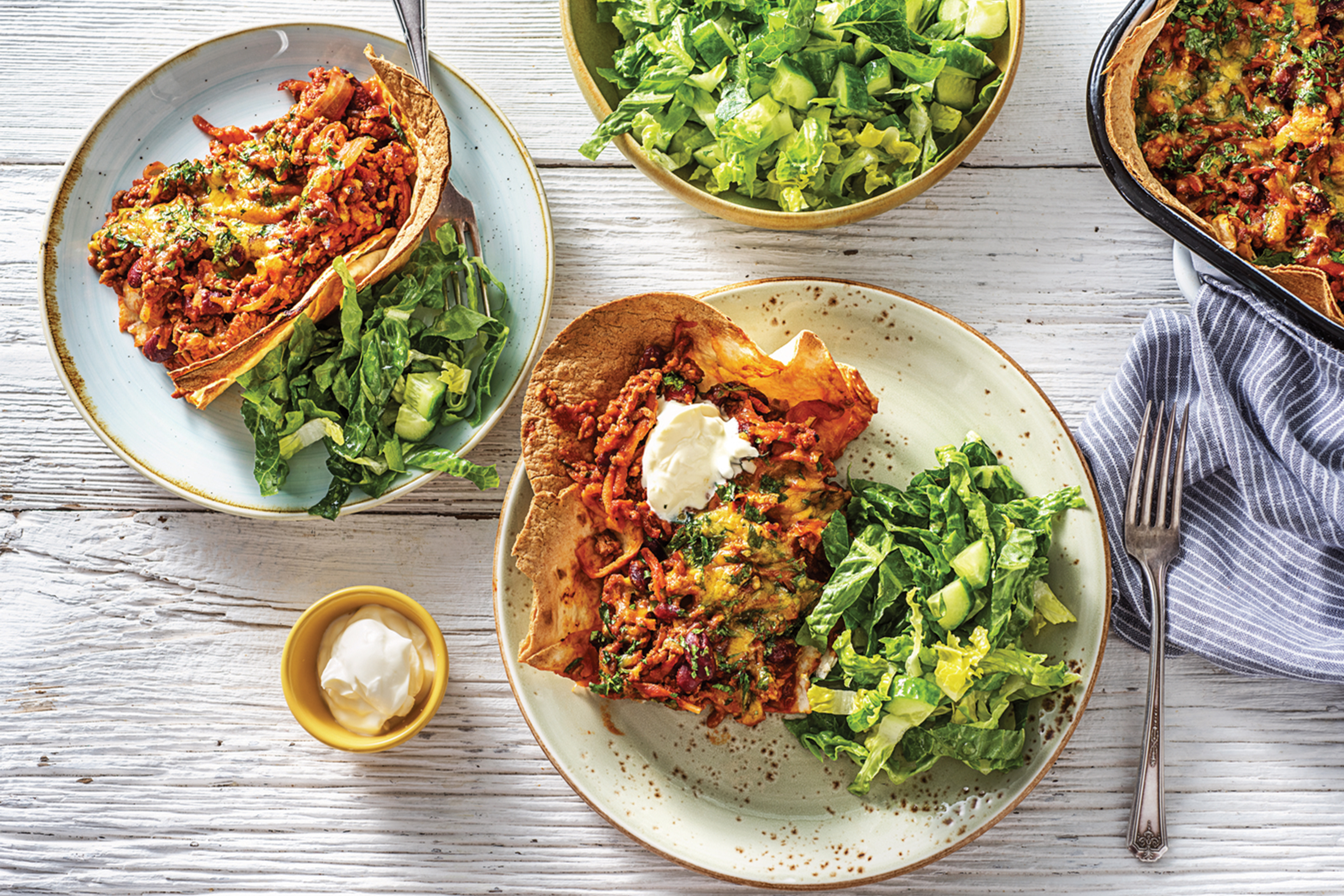 Mexican Beef Tortilla Bake