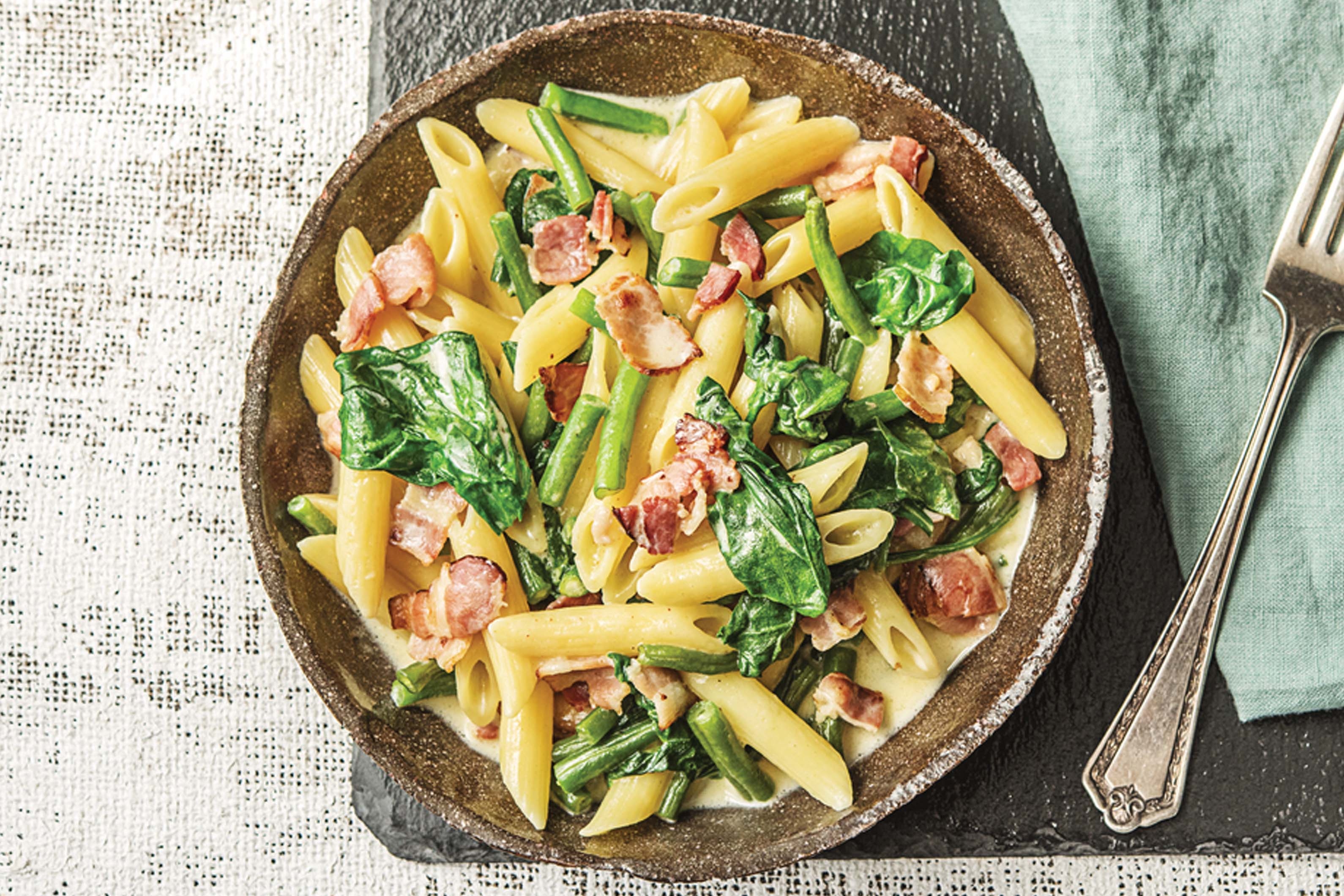 Creamy Pine Nut Penne