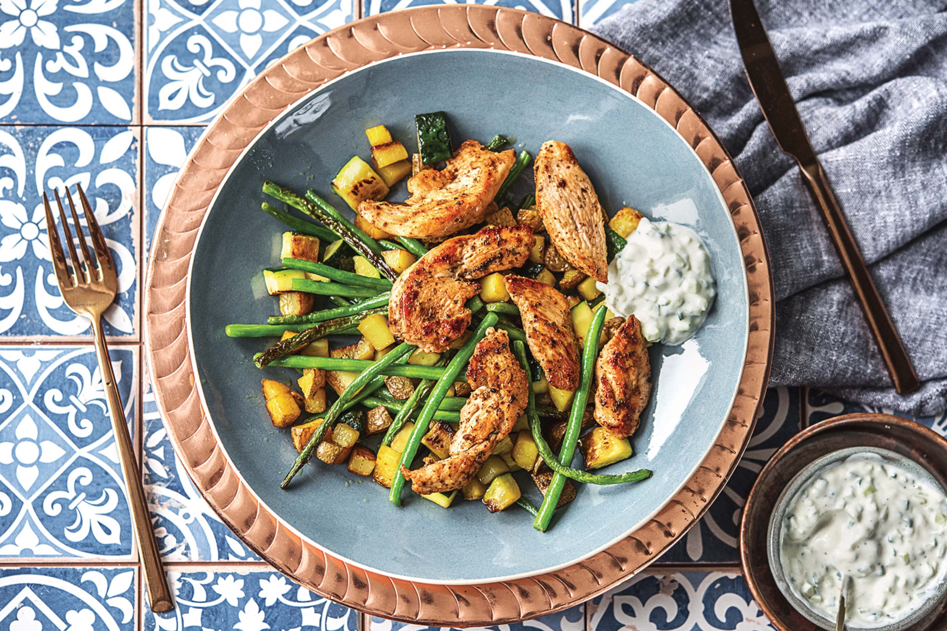 Greek Chicken Dippers