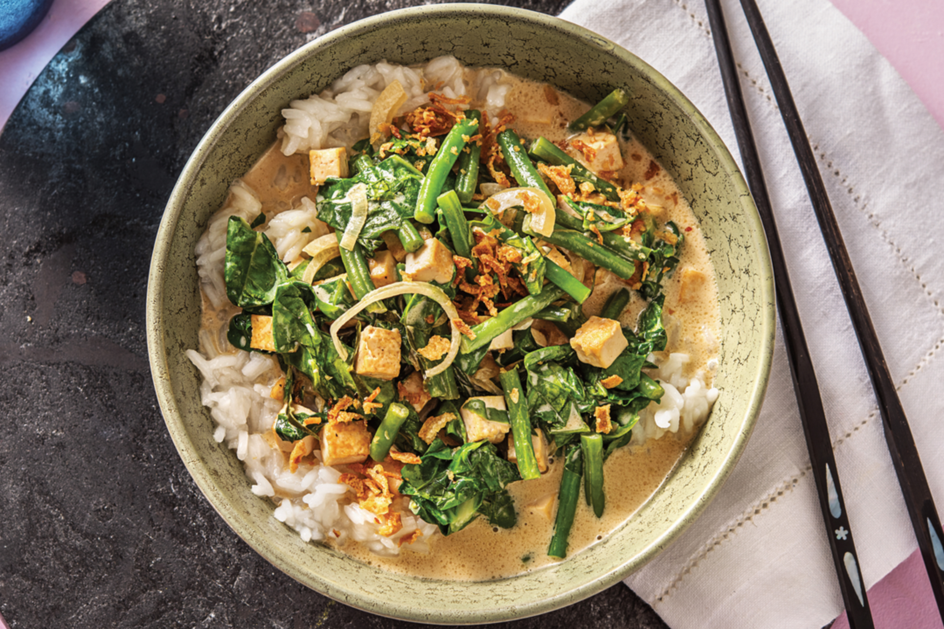 Thai Green Curry & Tofu