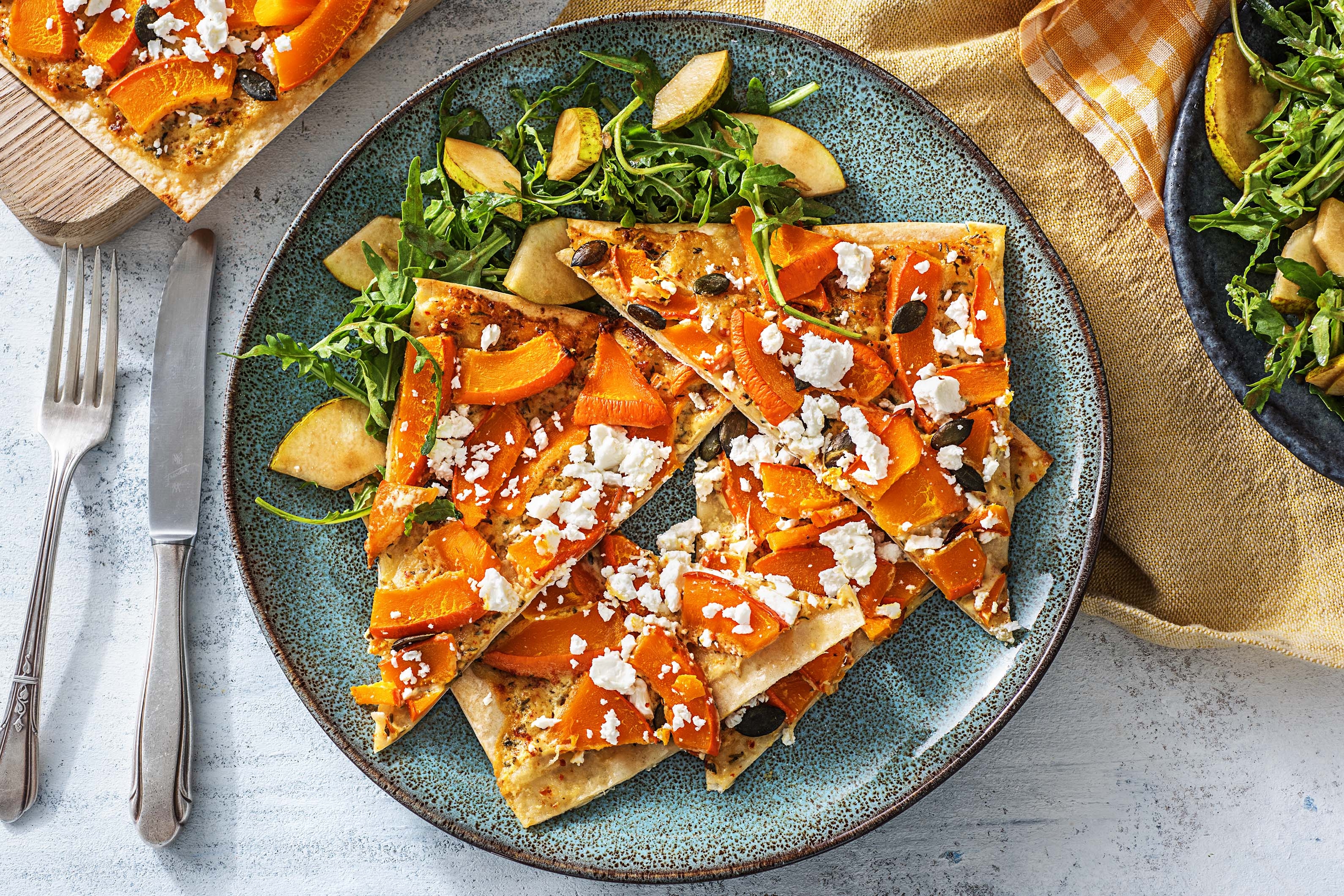 herbstlicher Flammkuchen