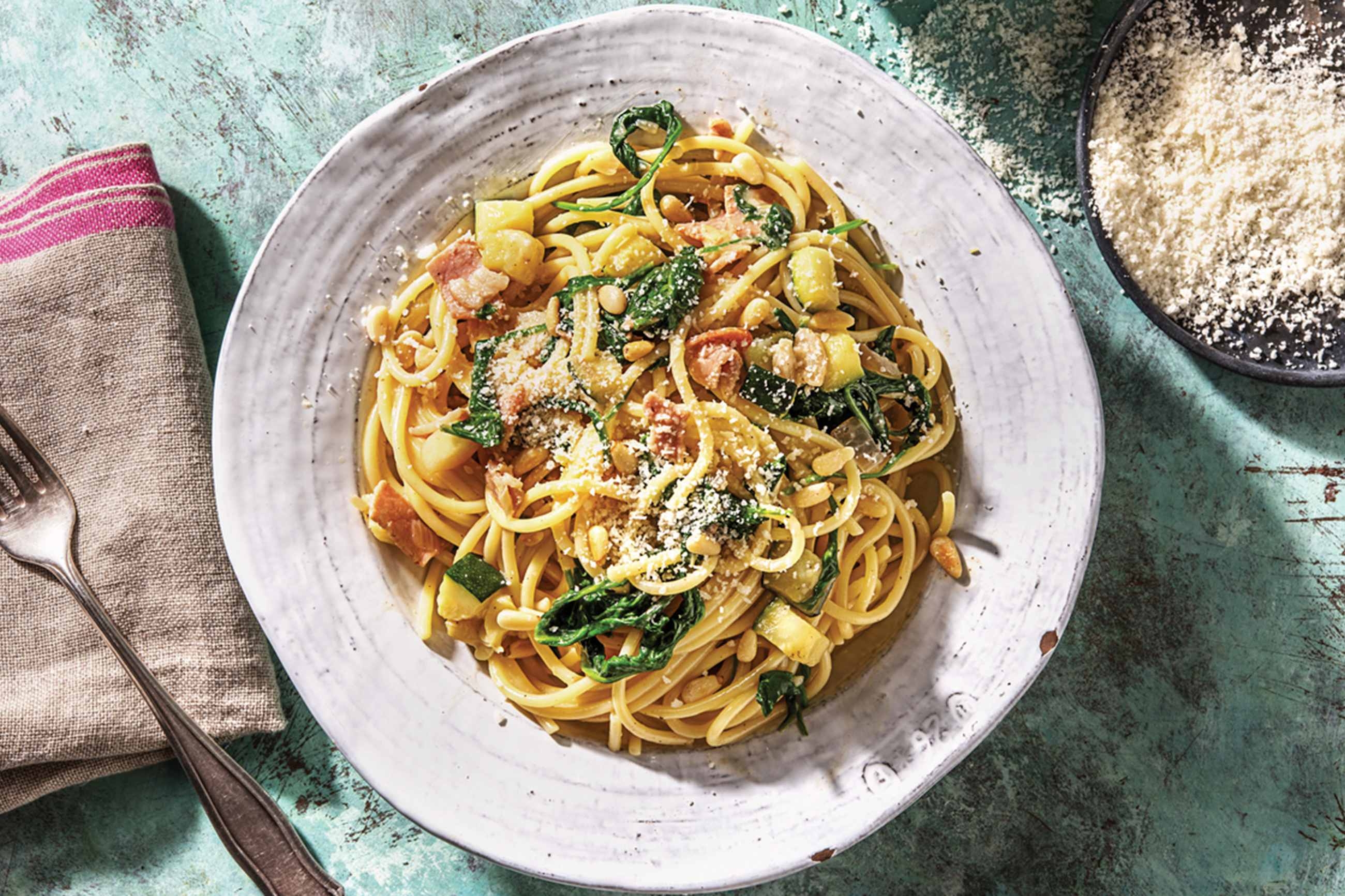 Easy Spaghetti Carbonara 