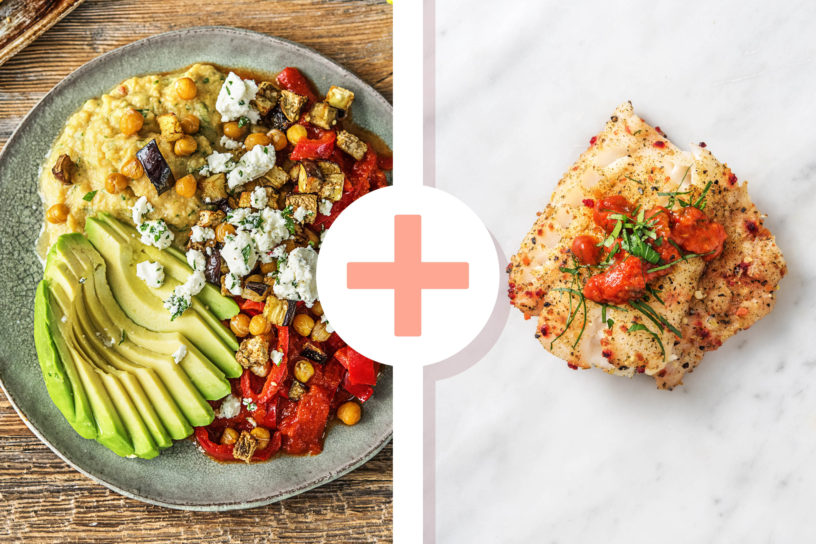 Shakshuka mit Lachsfilet