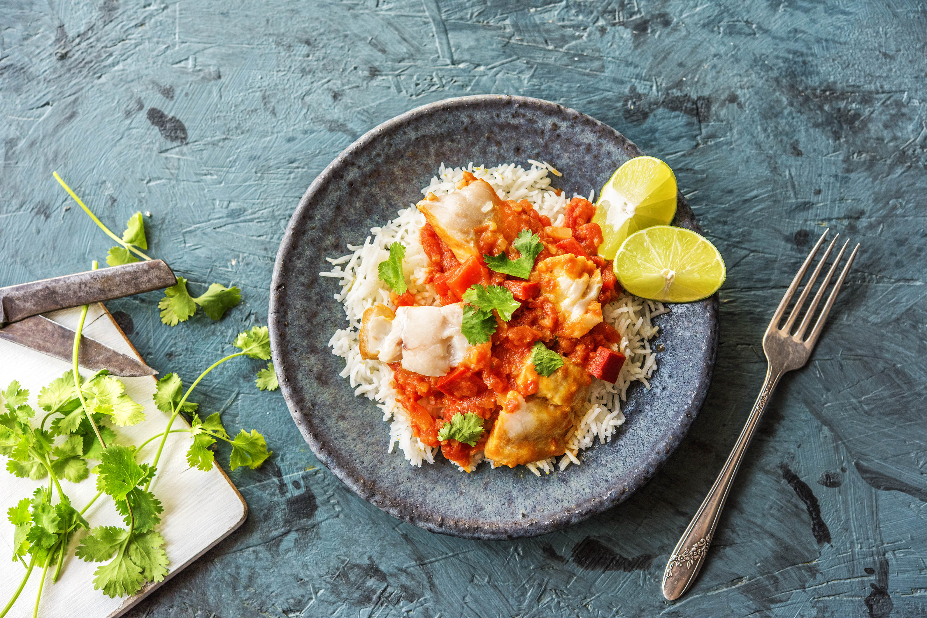 Mijoté de poisson au lait de coco et au citron vert