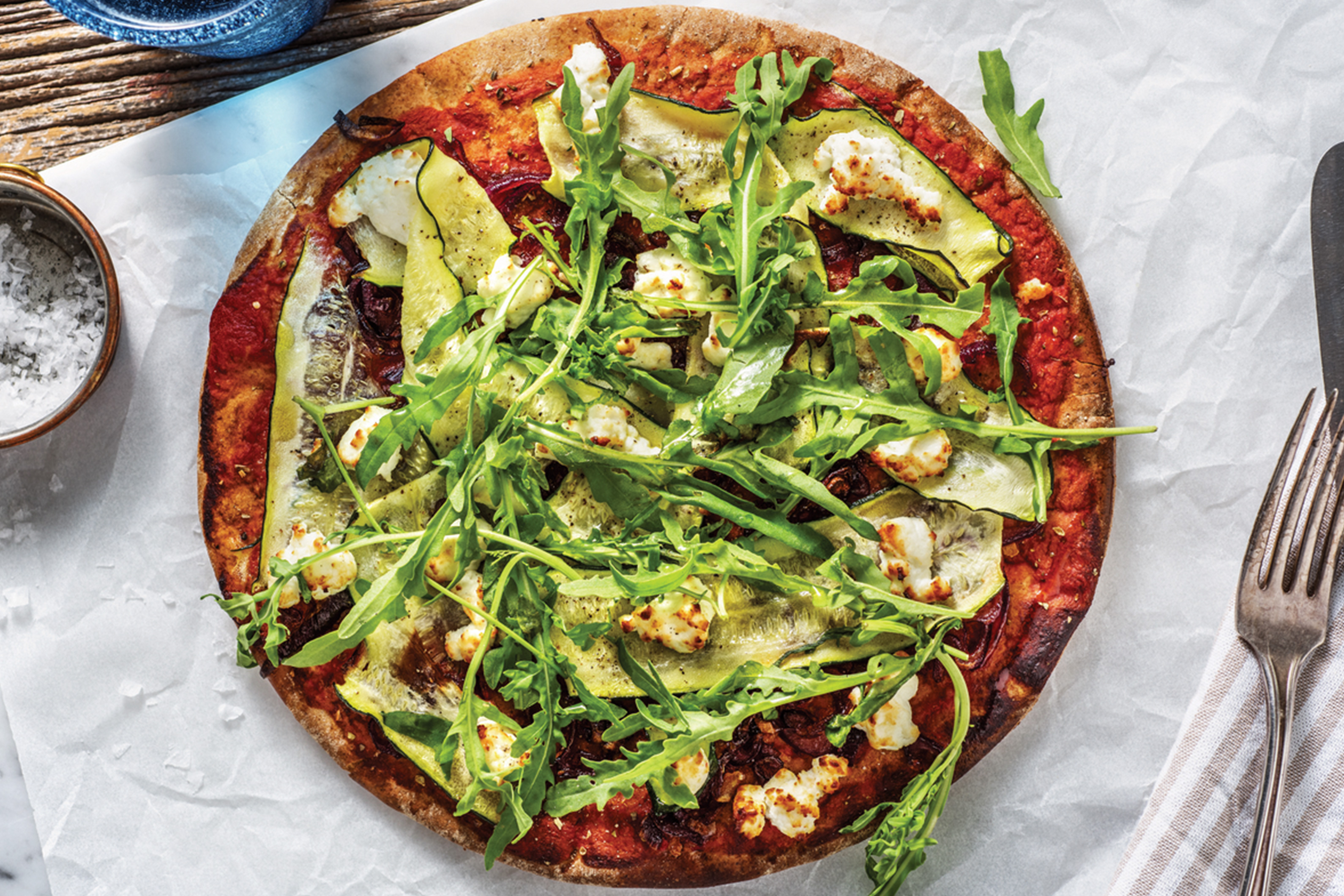 Goat Cheese & Caramelised Onion Pizza