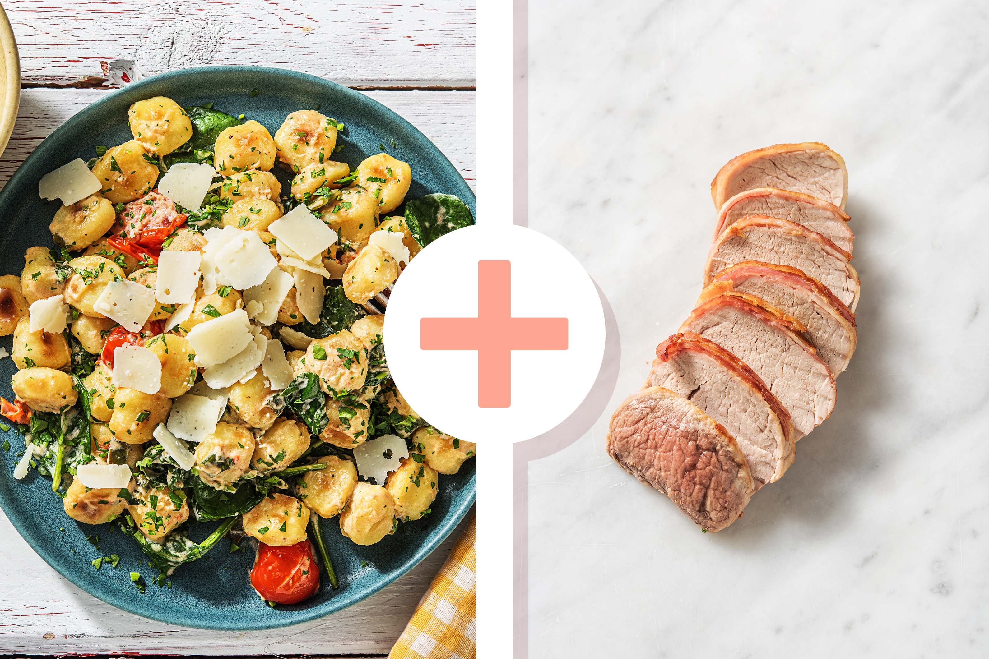 Gnocchi in Kirschtomaten-Babyspinat-Soße