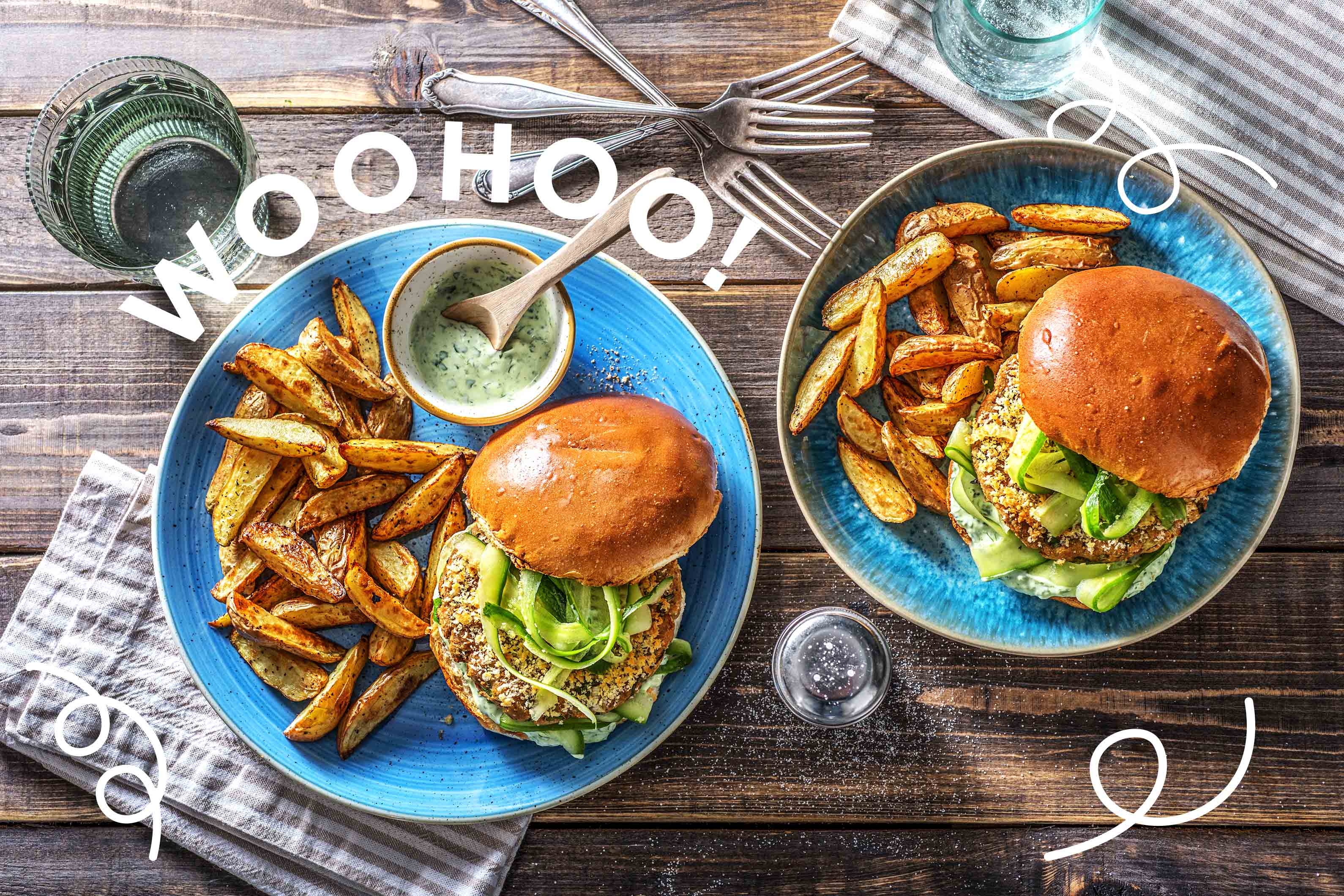 Schnelle Thunfischburger