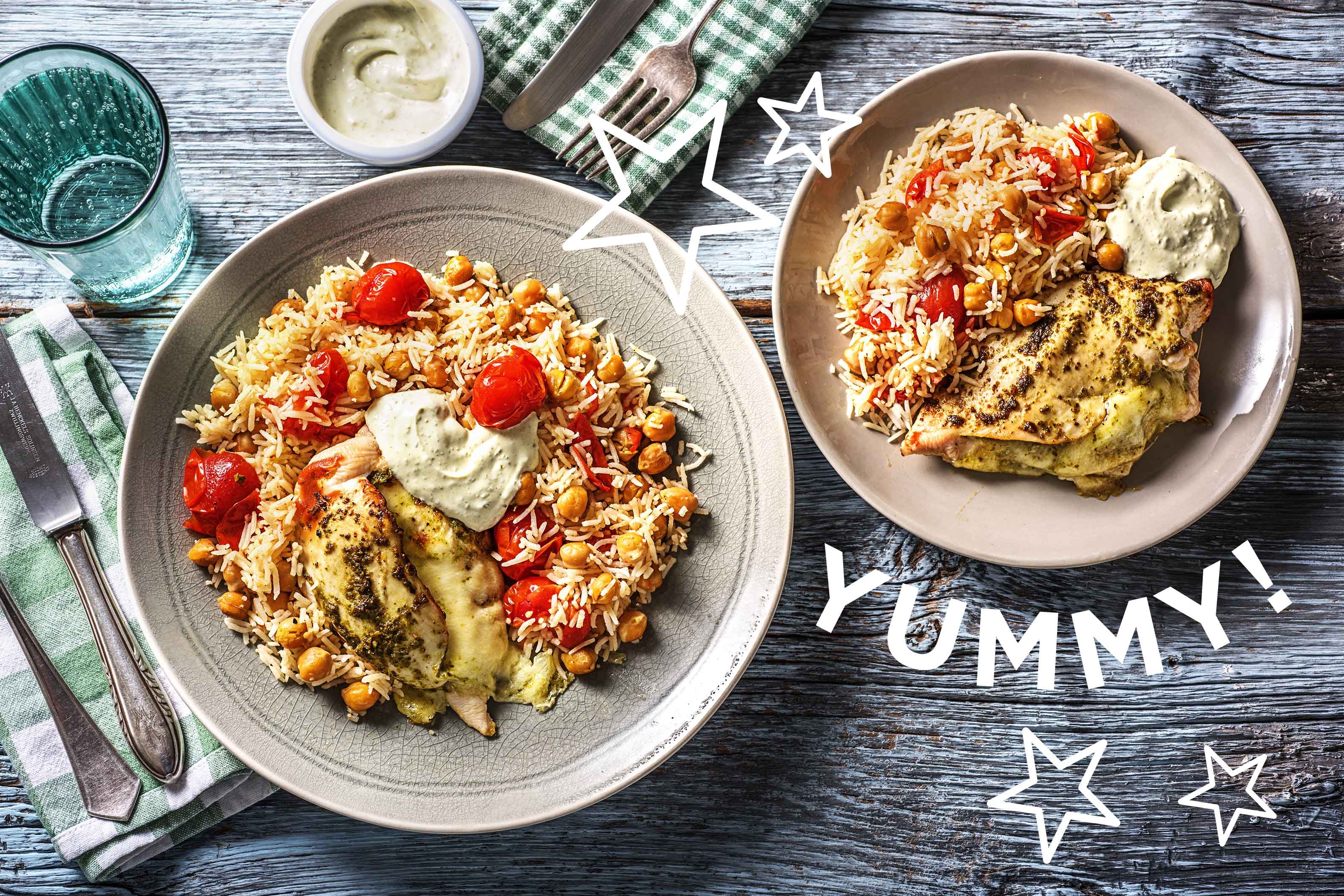 Gefüllte Hähnchenbrust mit Mozzarella