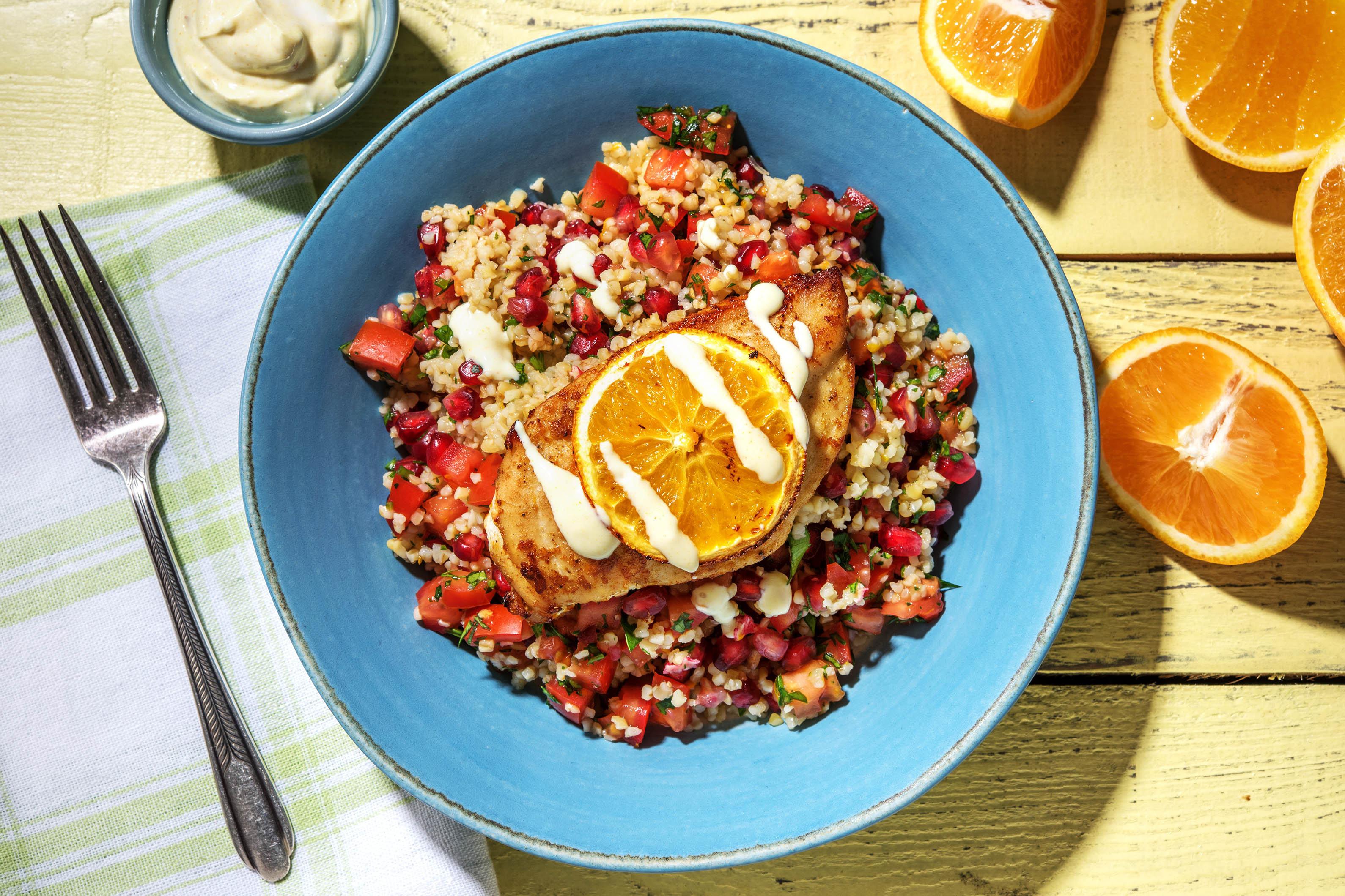 Orientalisches Orangenhähnchen