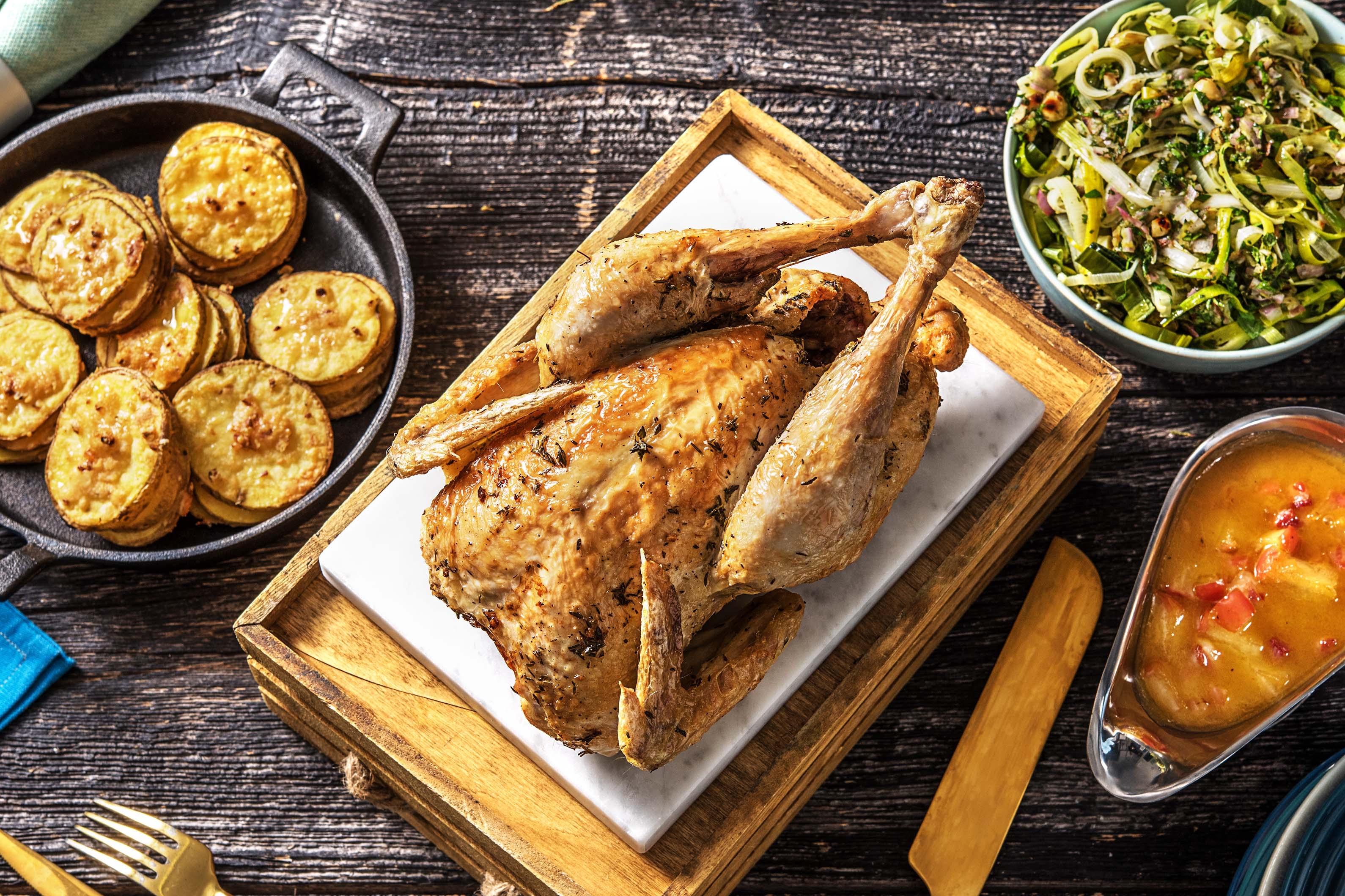 Hähnchen a la Normande