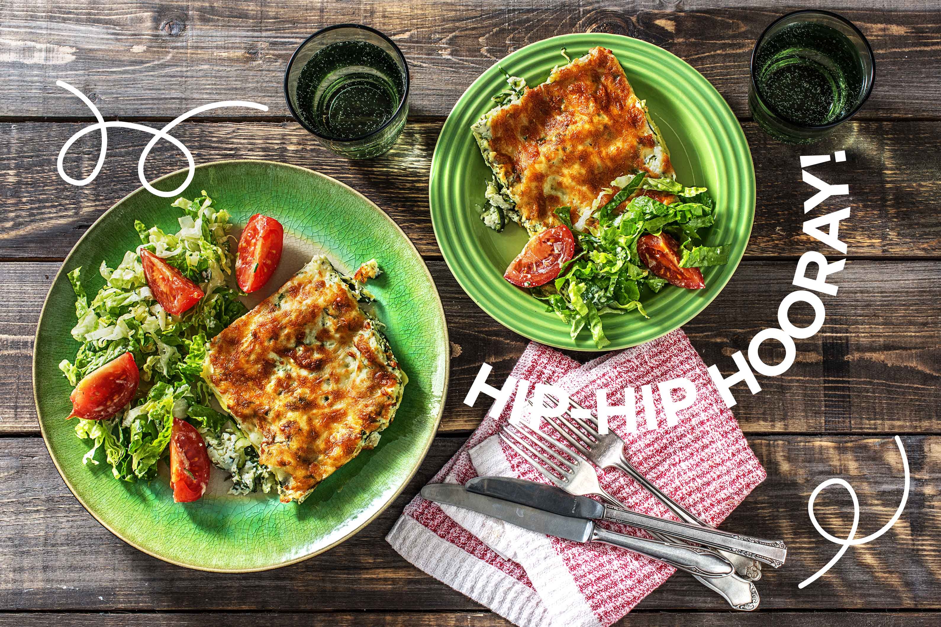 Blitzschnelle, einfache Ricotta-Lasagne