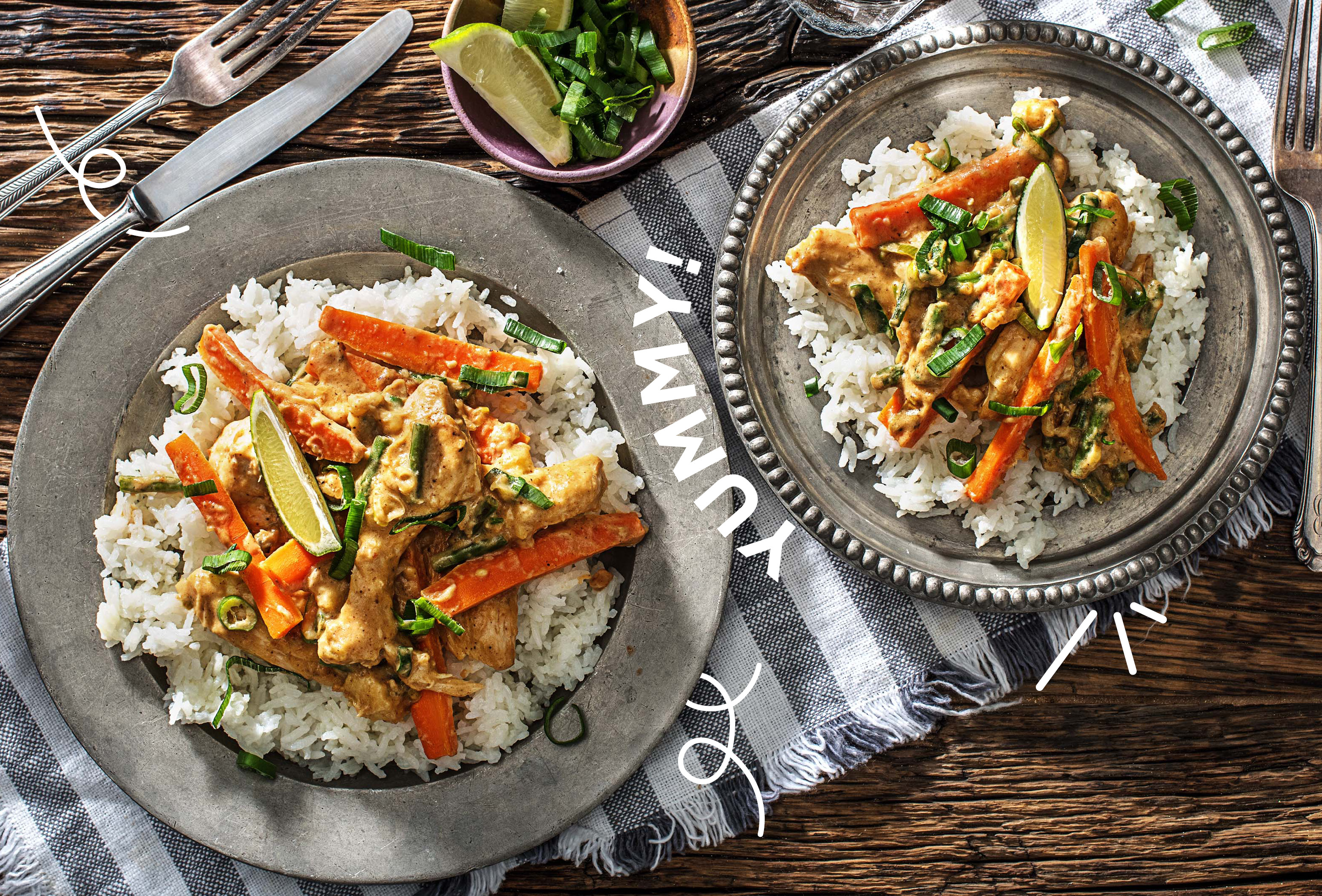 Hähnchenbrustfilet mit Erdnusssoße