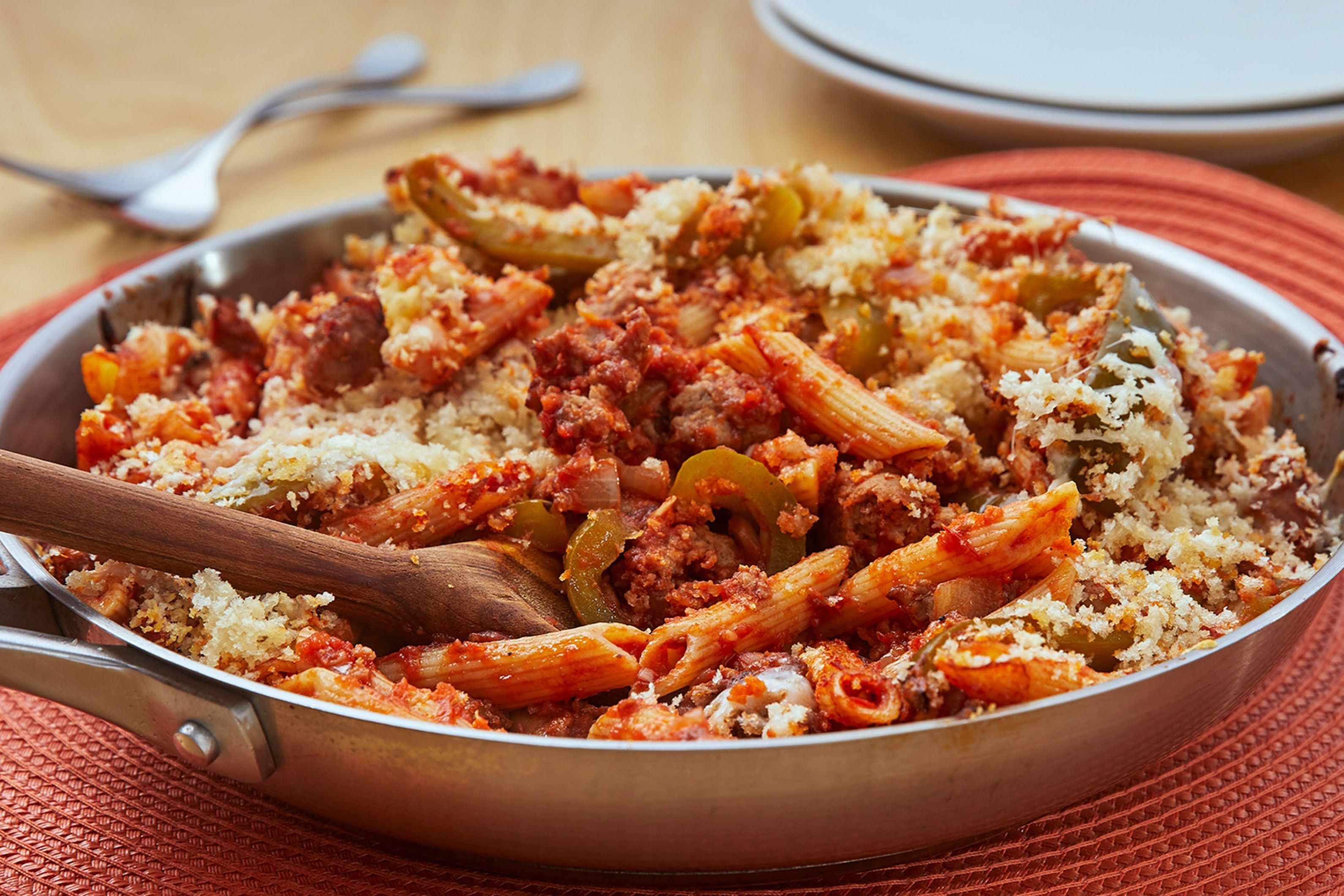 w04-r04 Sausage and Bell Pepper Pasta