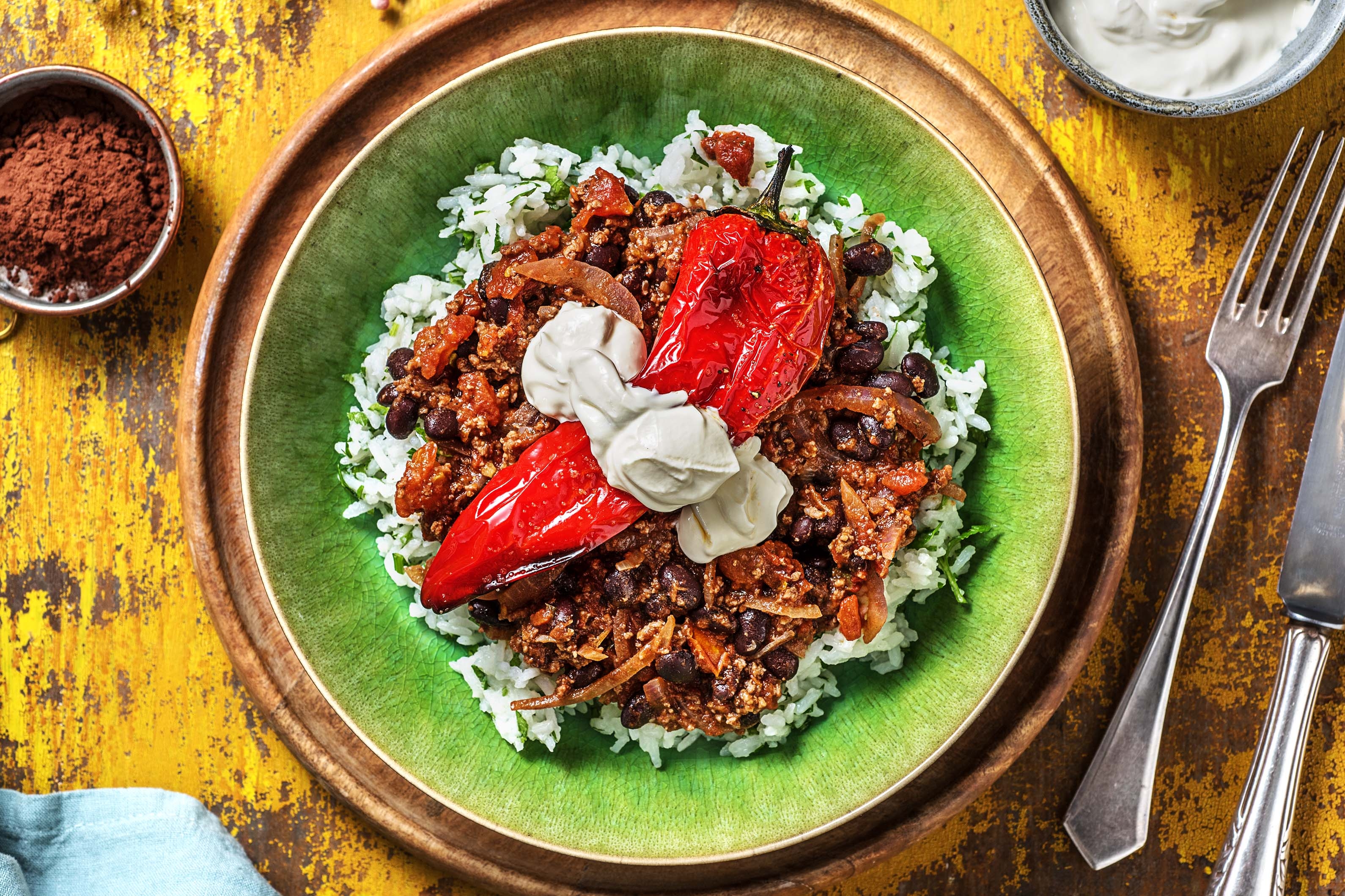 Hello Mole! Feuriges Chili con Carne