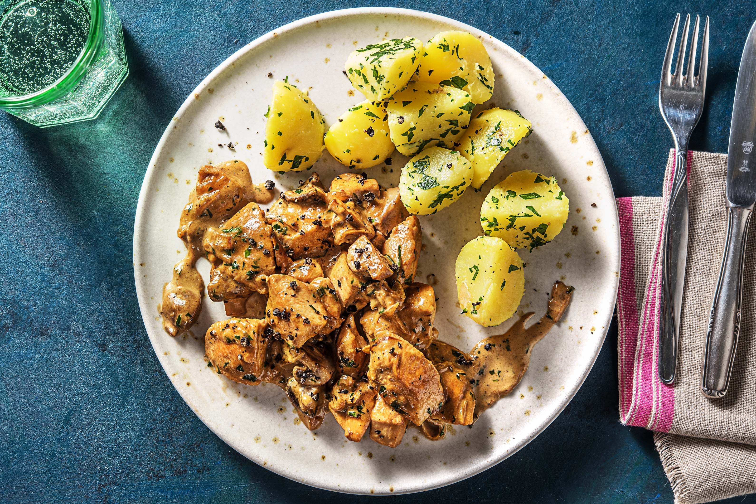 Würziger Hähnchen-Pfeffertopf