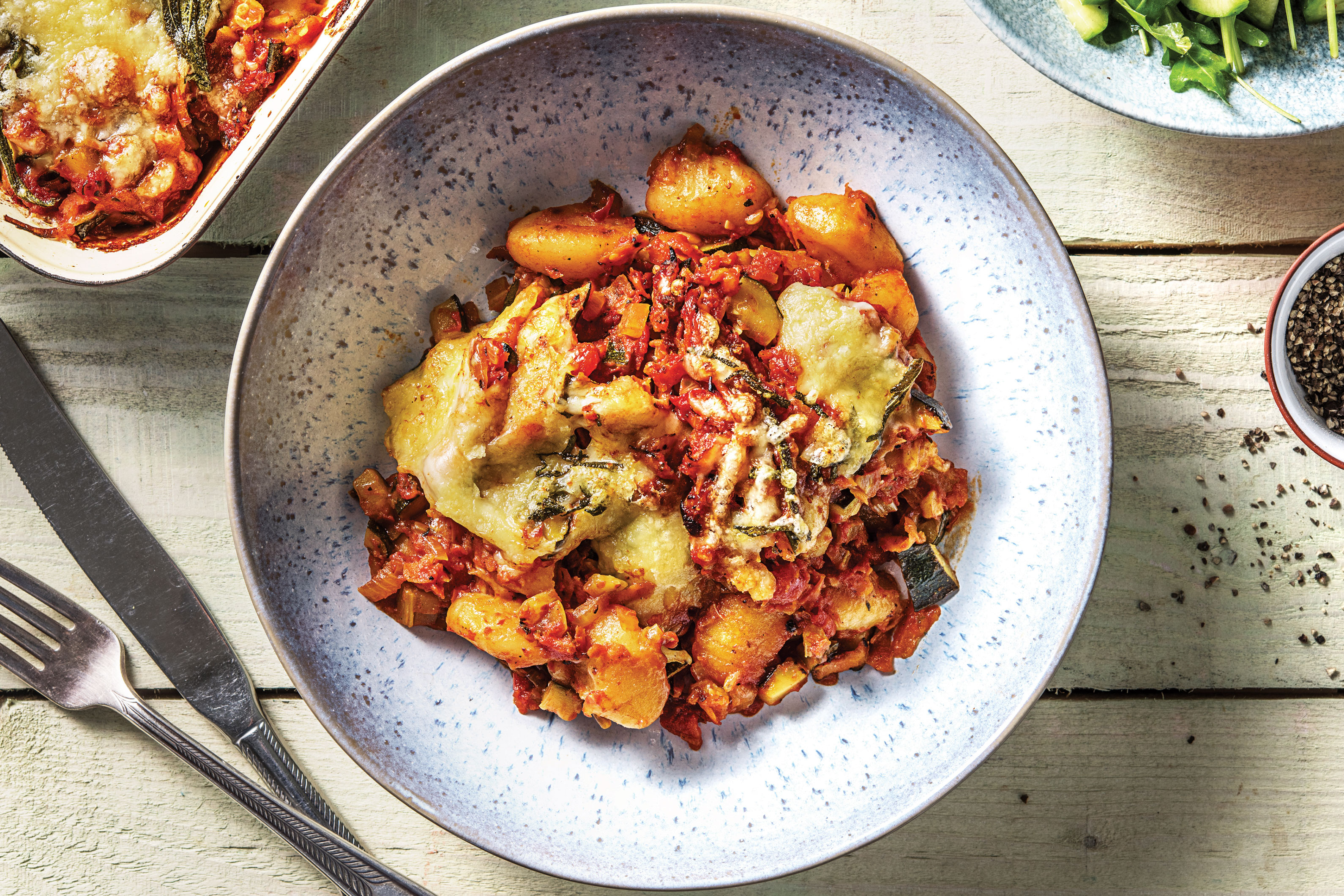Veggie-Loaded Grilled Gnocchi