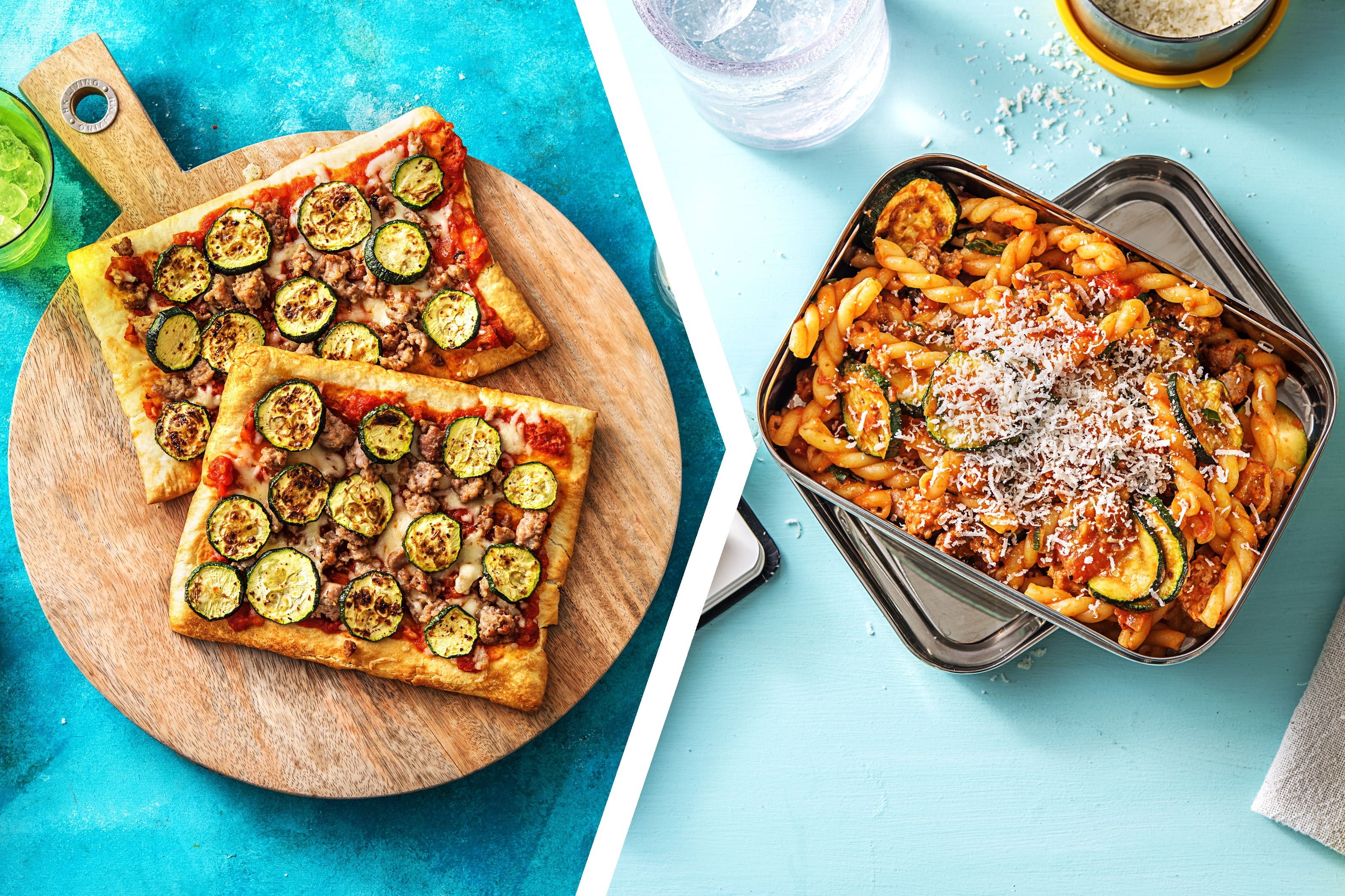 Sausage Flatbread Dinner