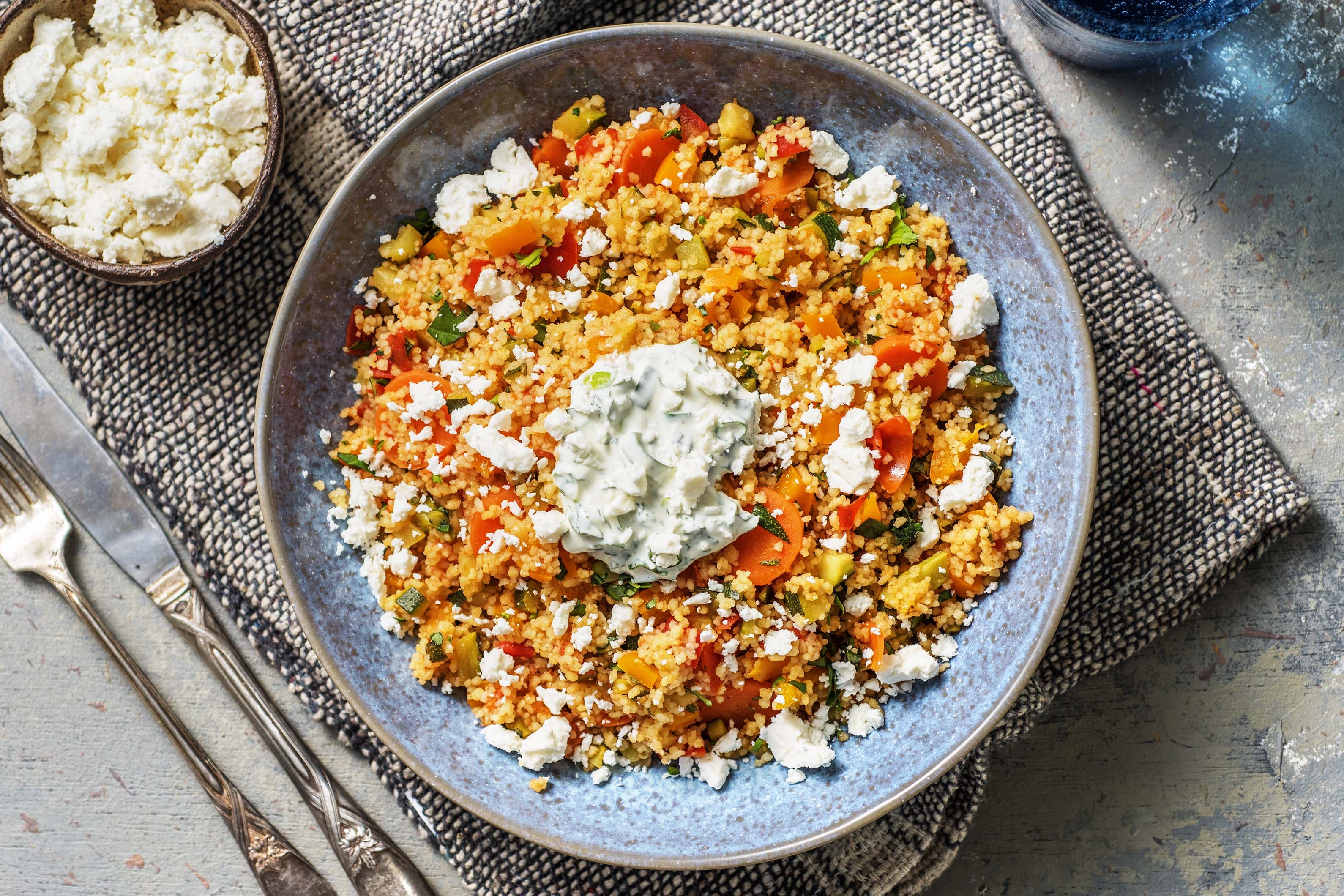 Bunte Couscous-Gemüse-Pfanne