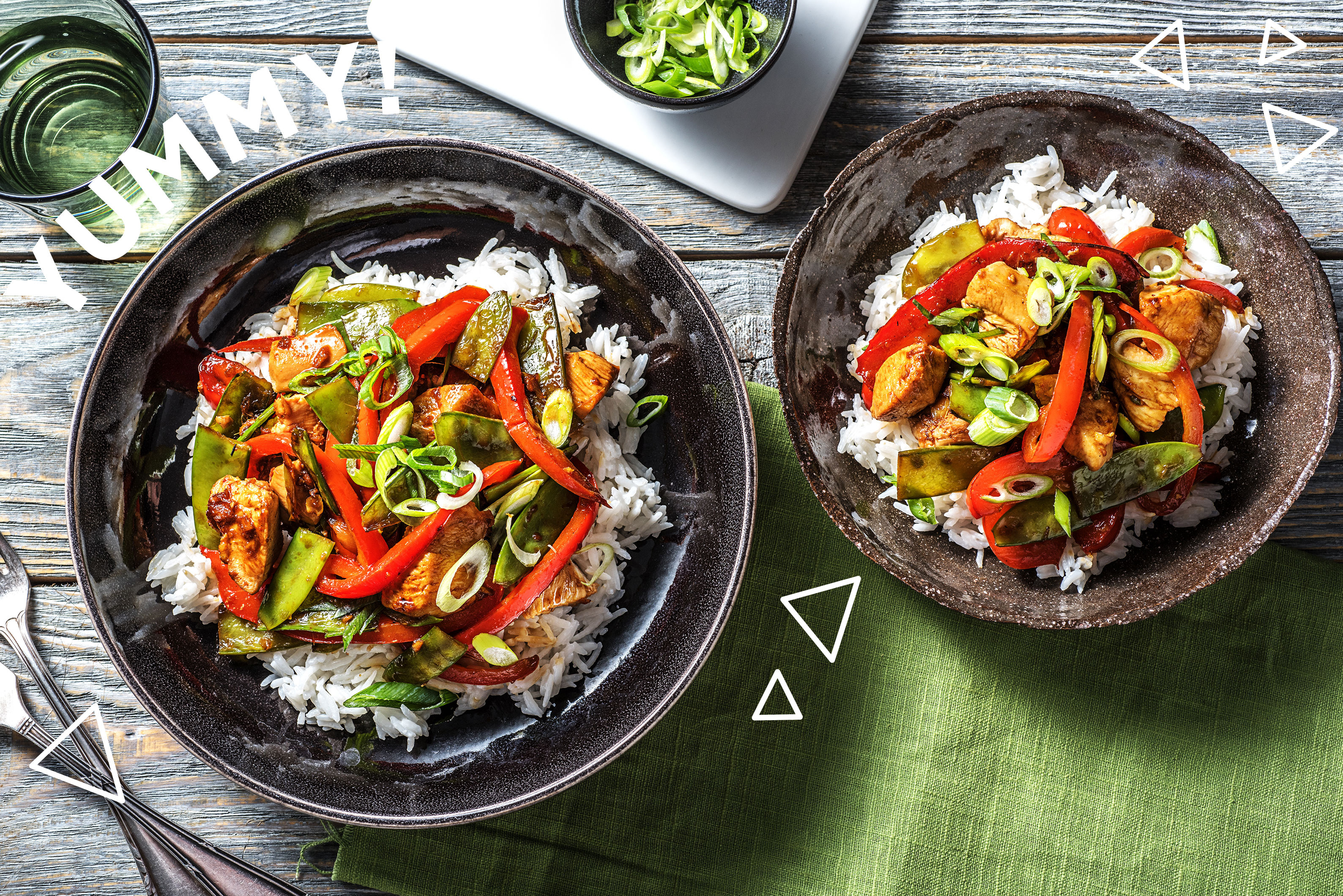 Asiatische Hähnchen-Pfanne