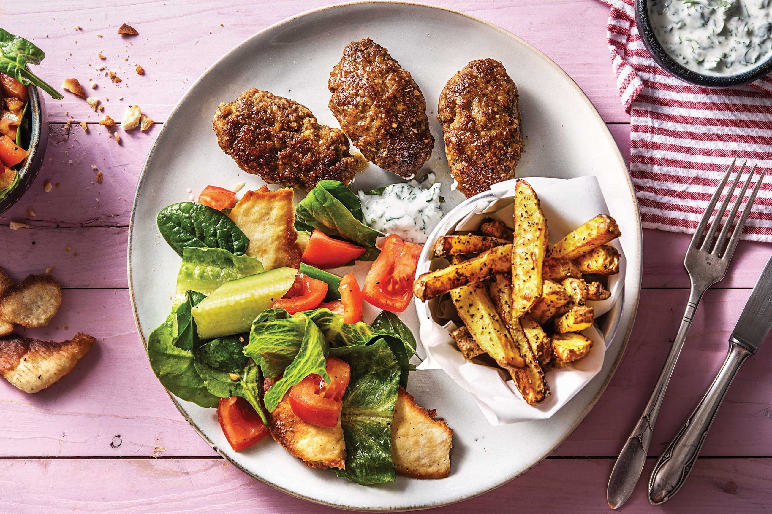 Beef Kofta Mezze Plate 