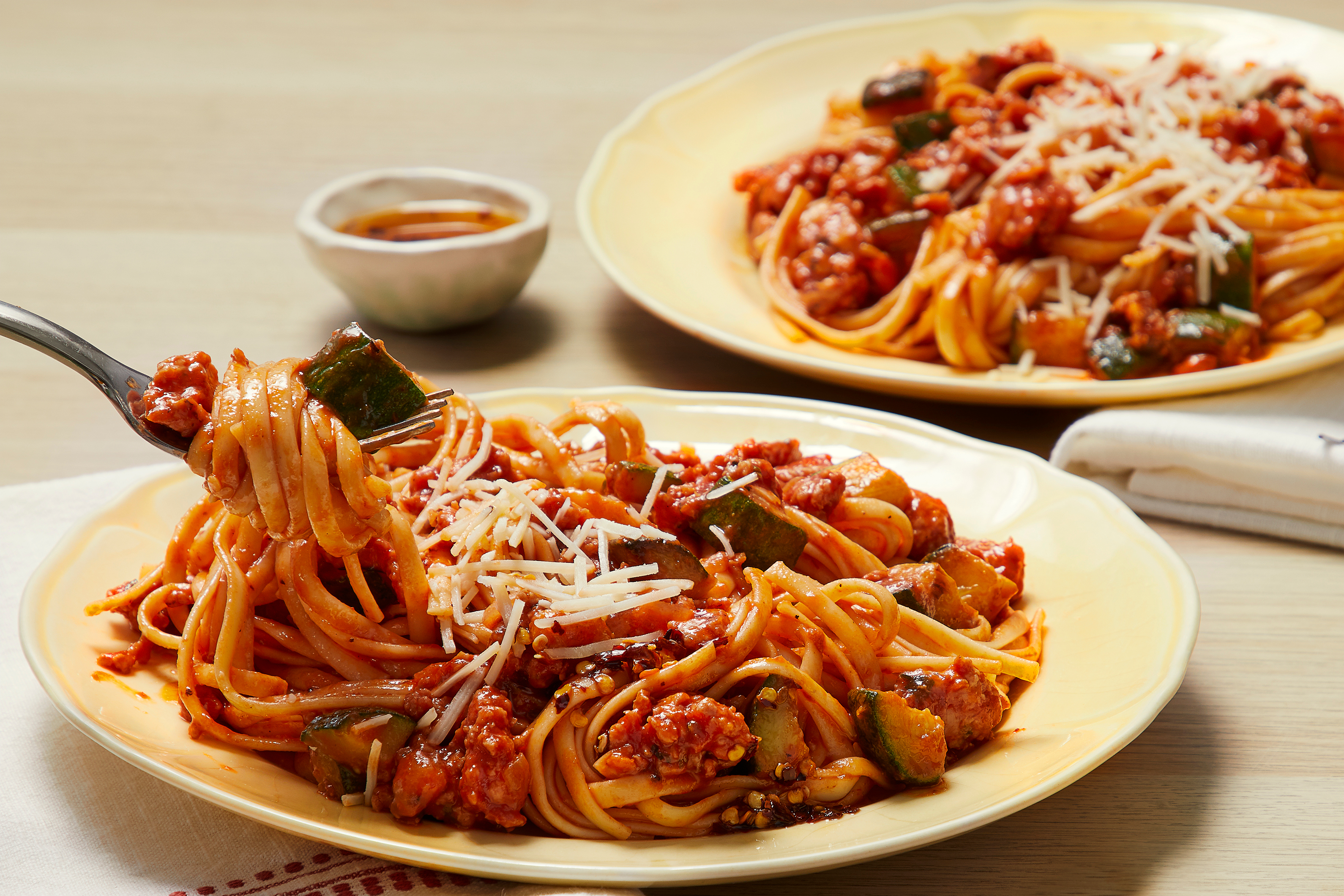 Chicken Sausage Linguine