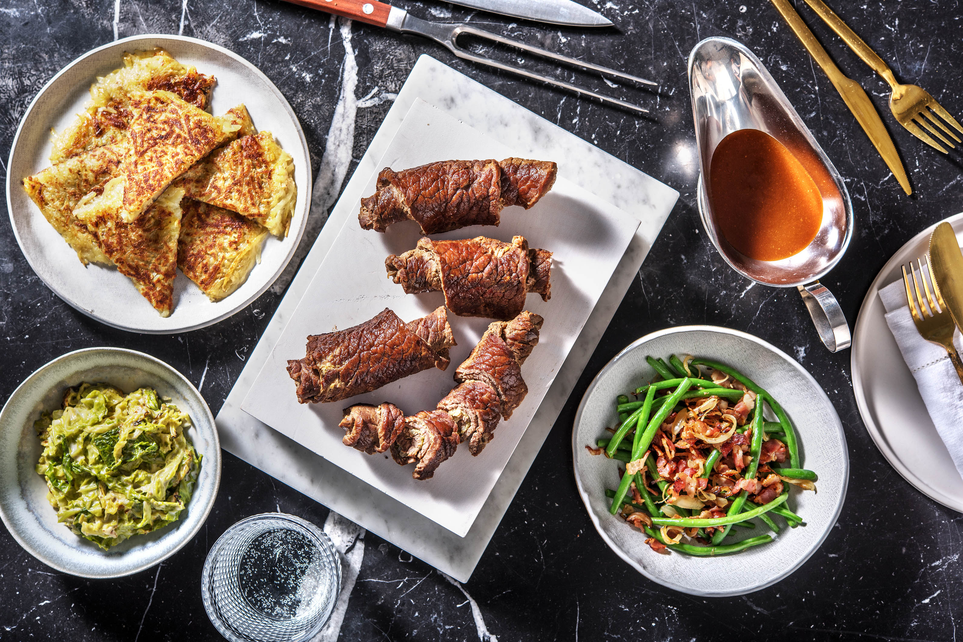 Klassische Rinderrouladen