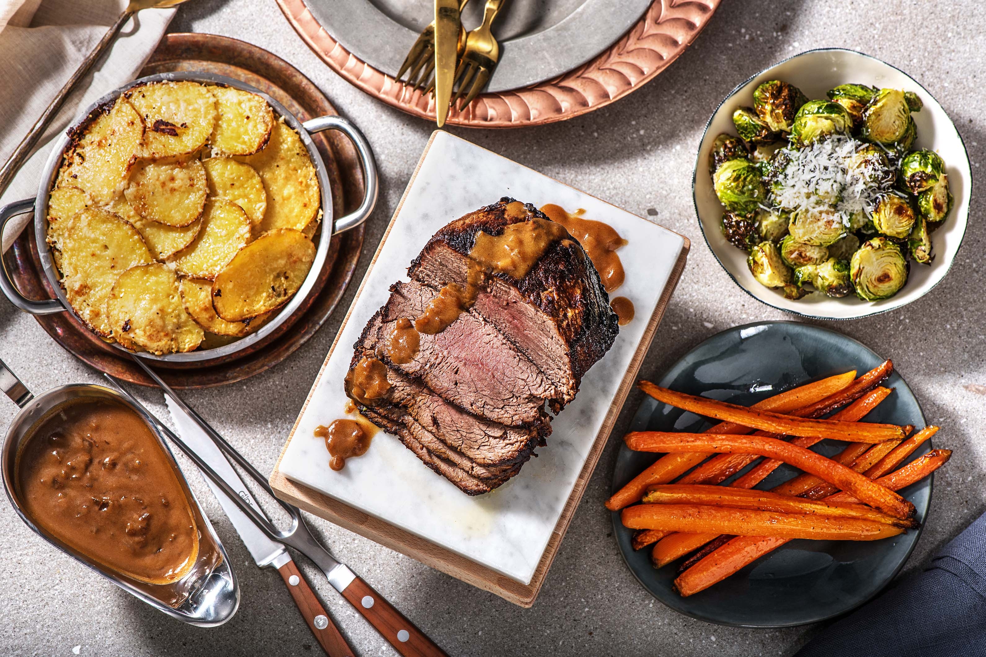 Rinderbraten mit Balsamico-Soße