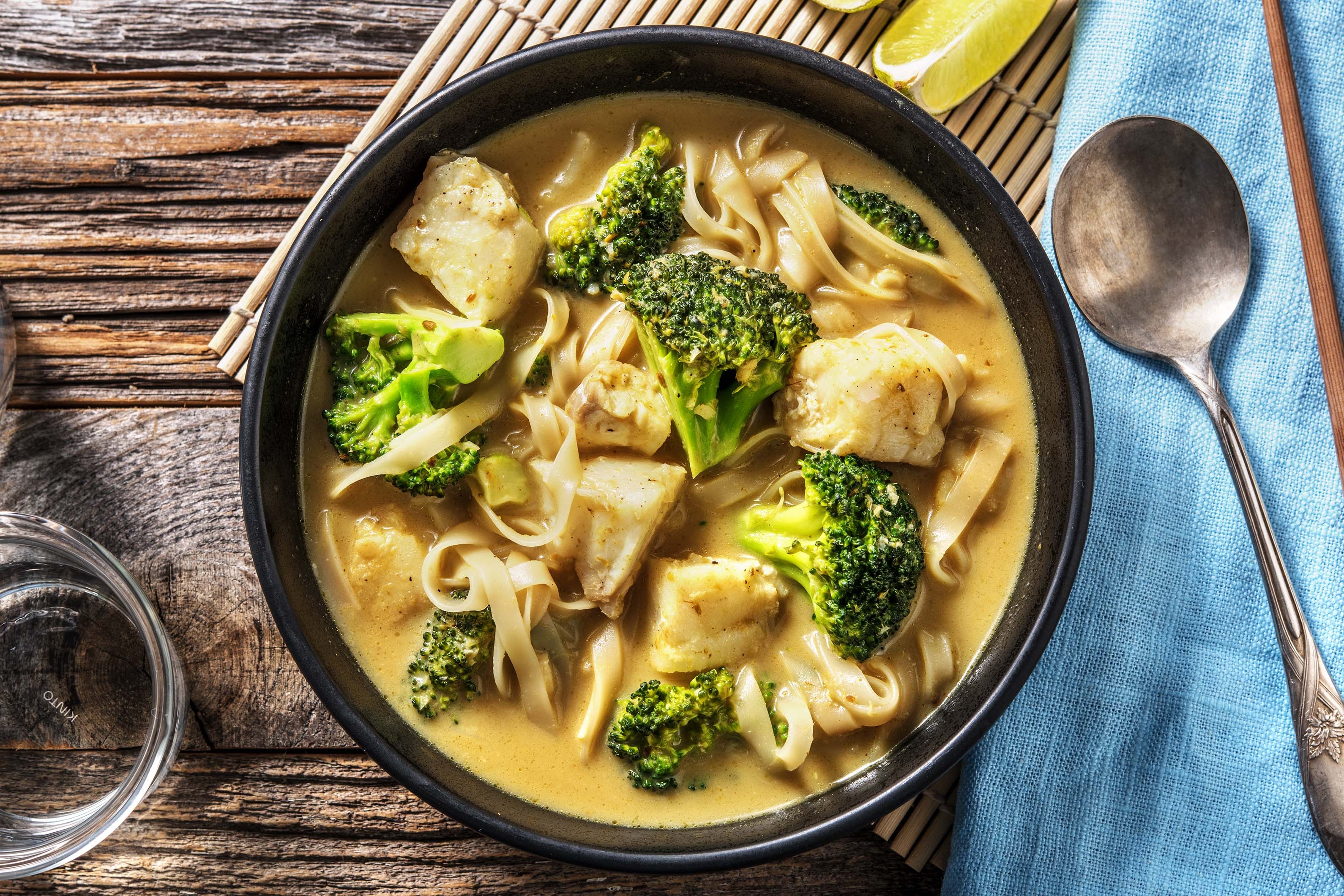 Curry doux au poisson