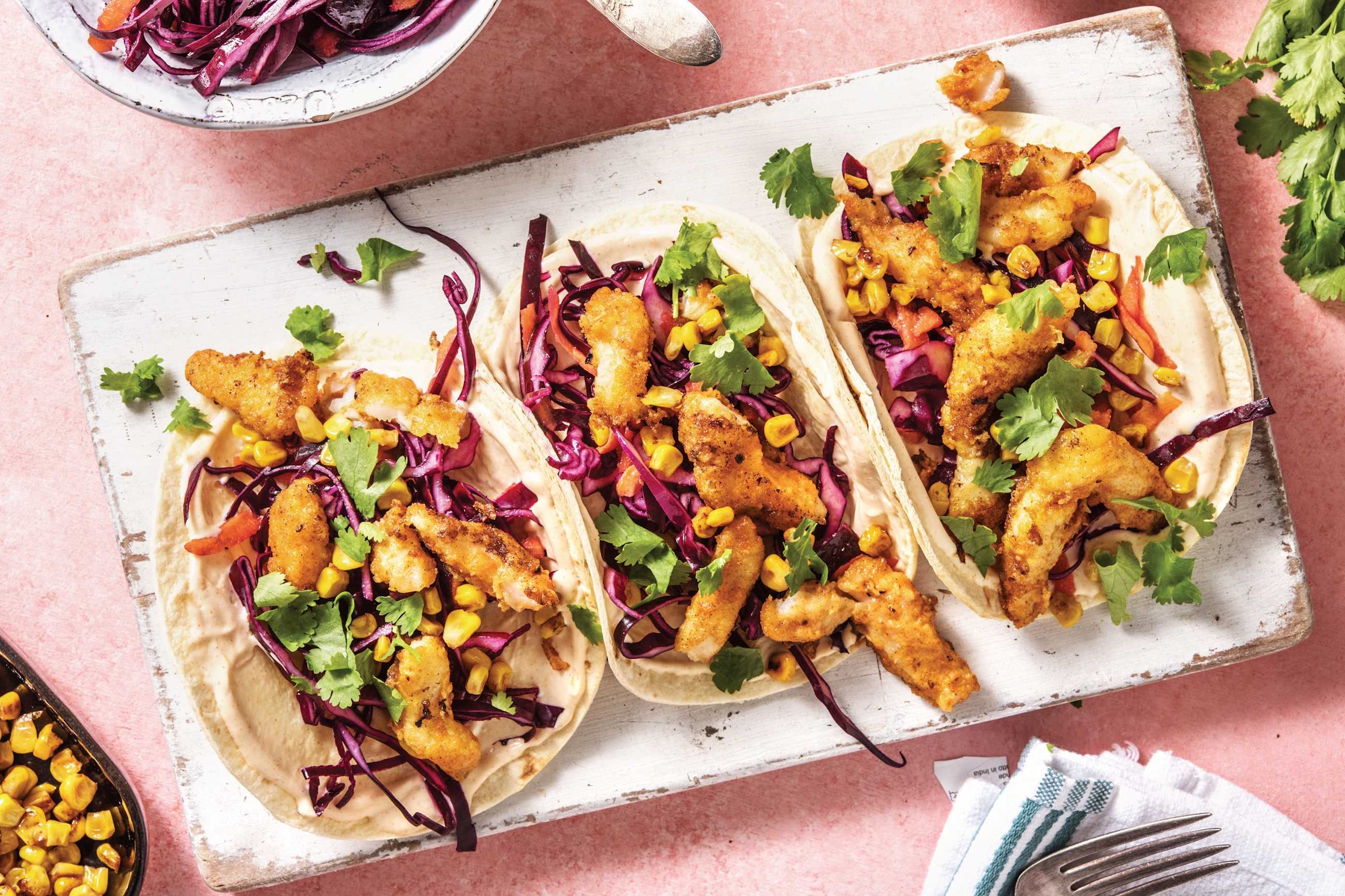 Smokey Mexican Fish Tacos 