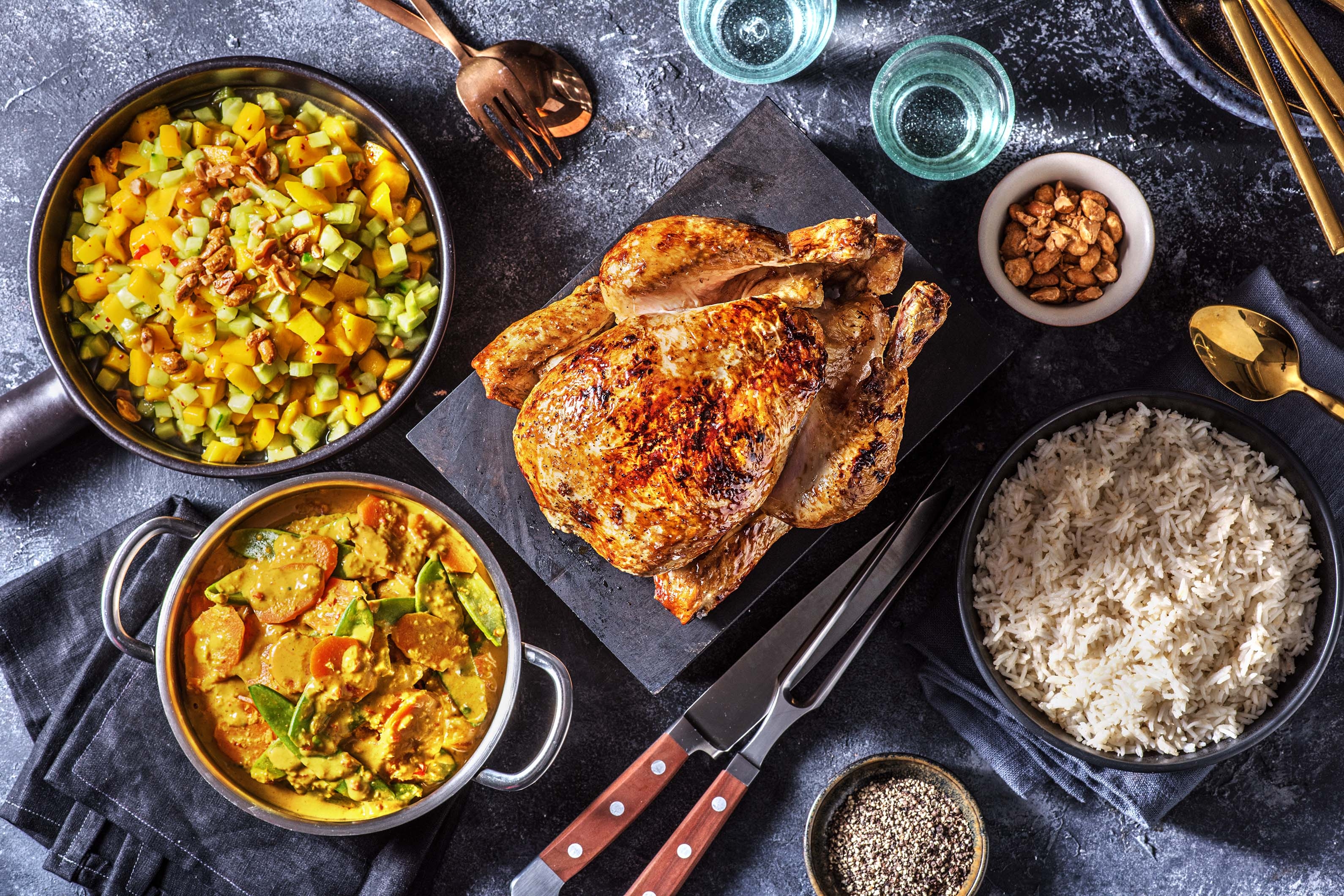 Thai-Curry-Brathähnchen