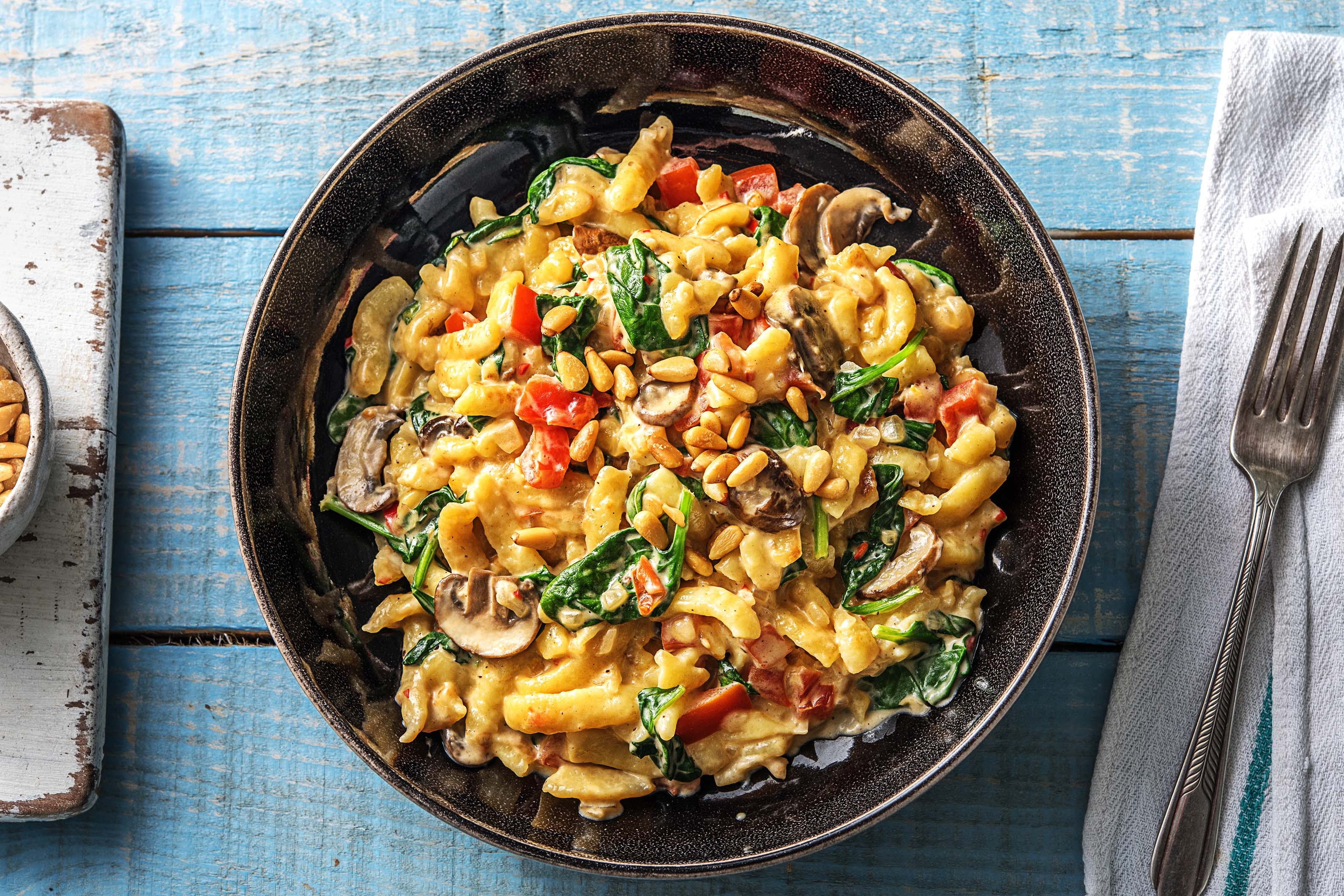 Cremige Spätzlipfanne