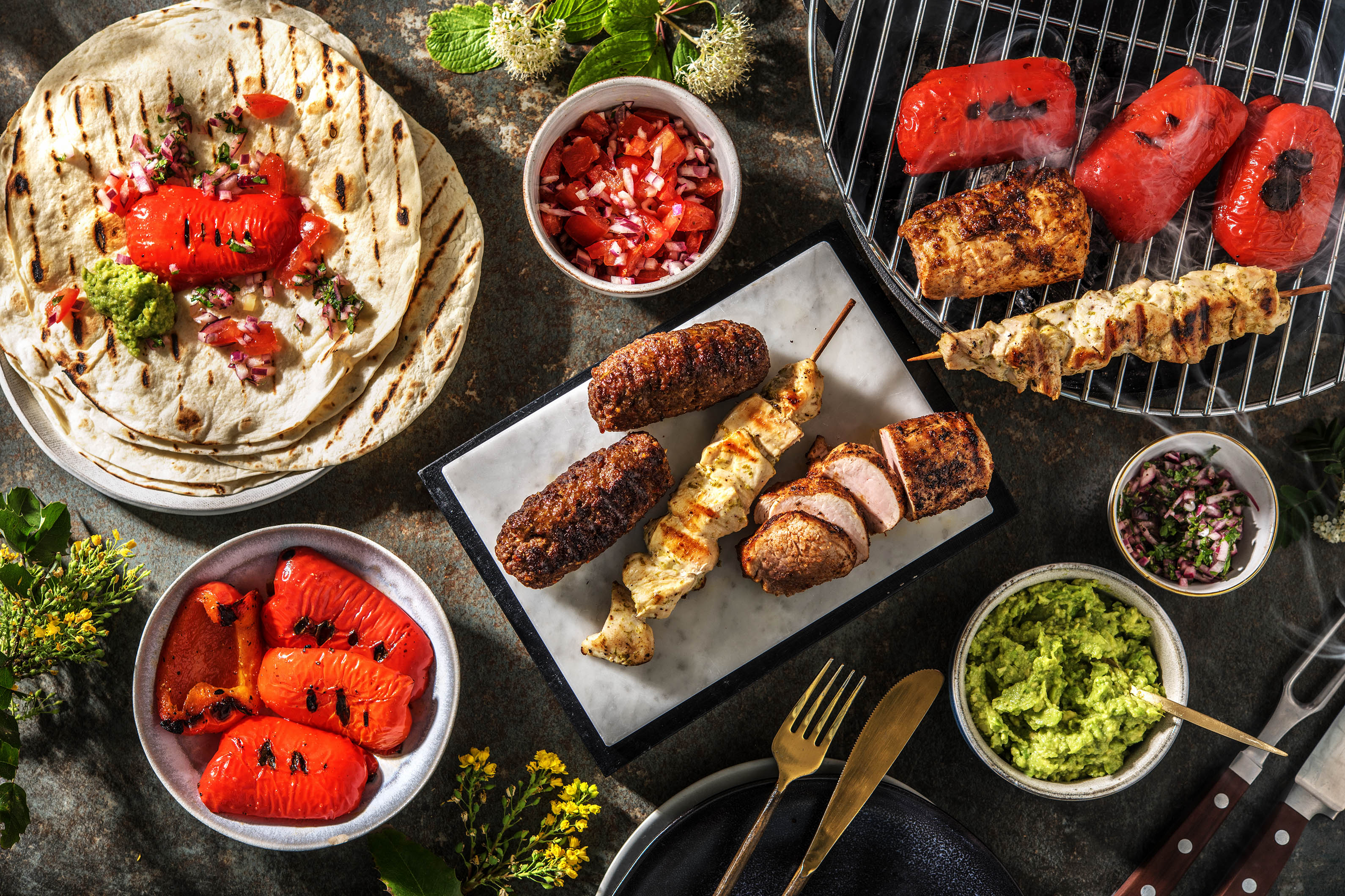 Grillgenuss: Limetten-Hähnchen-Spieße