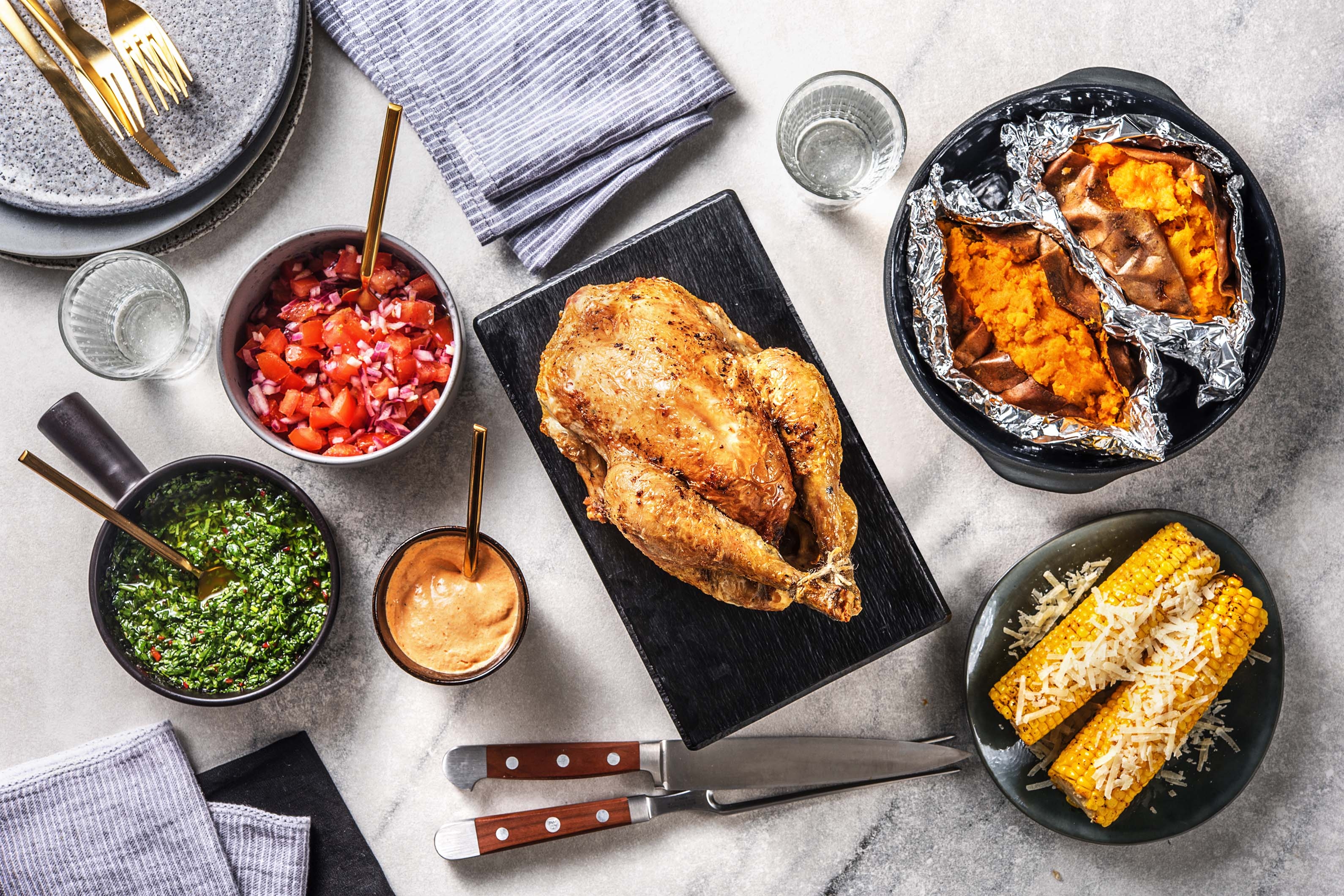 Südamerikanisches Chimichurri-Hähnchen