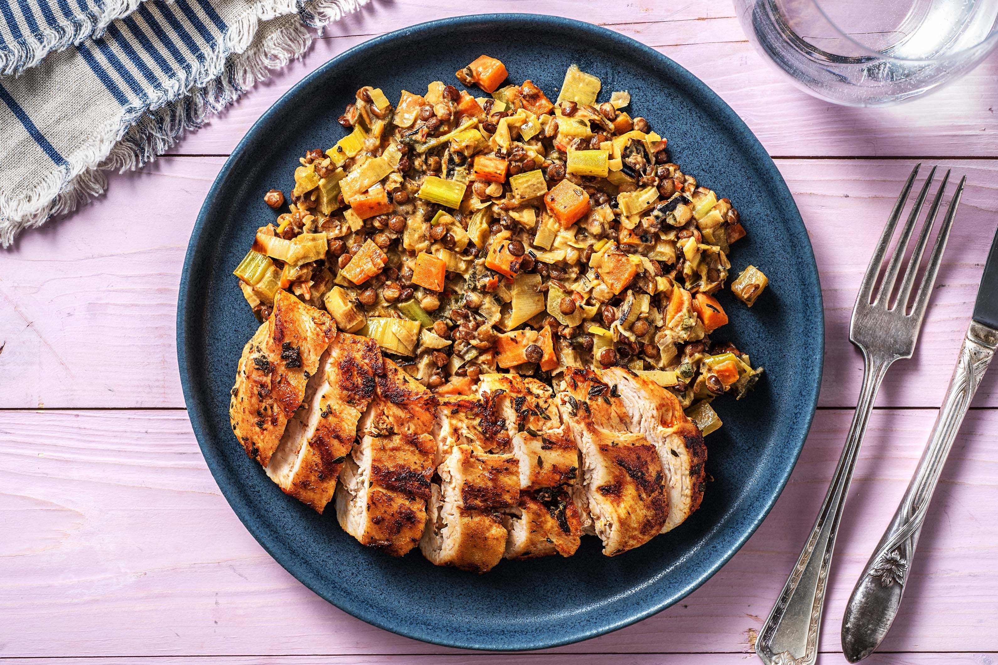 Gebratene Hähnchenbrust