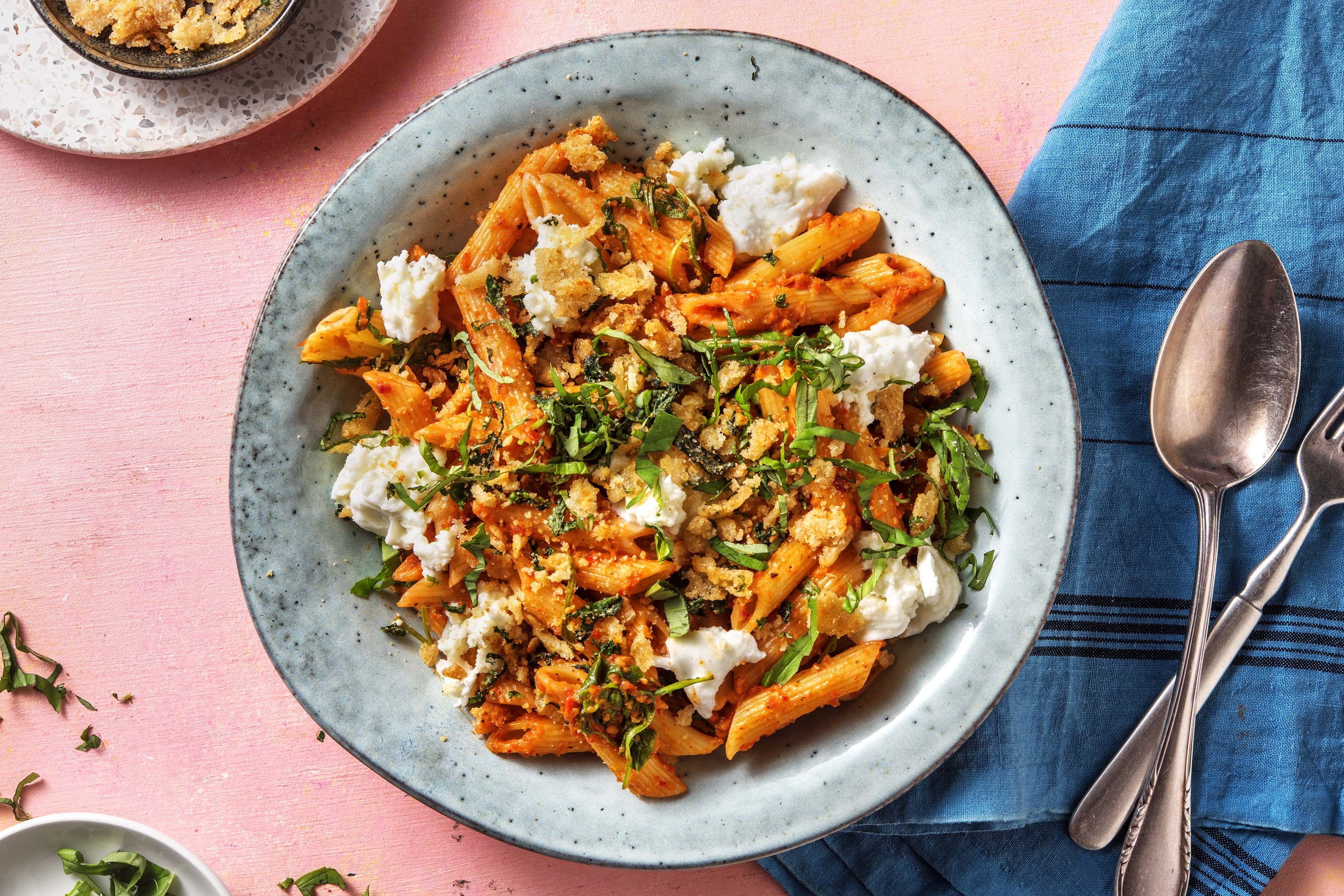 Scharfe Pasta Arrabiata mit Kirschtomaten