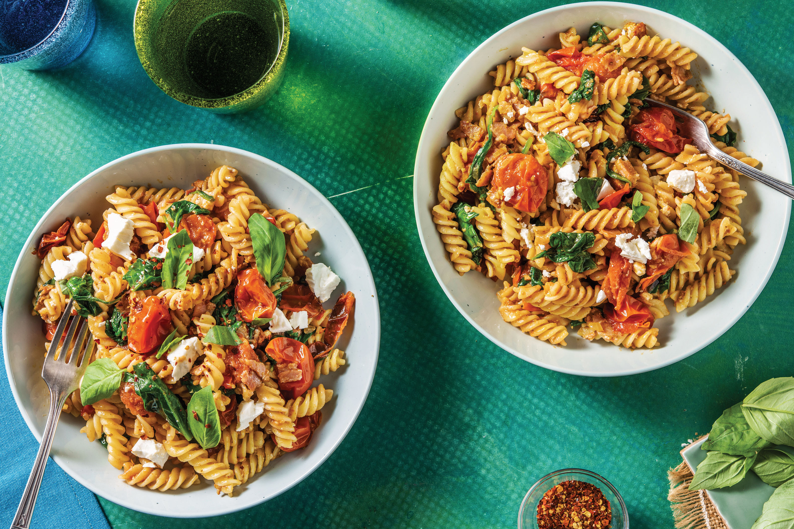 Bacon & Roasted Cherry Tomato Fusilli