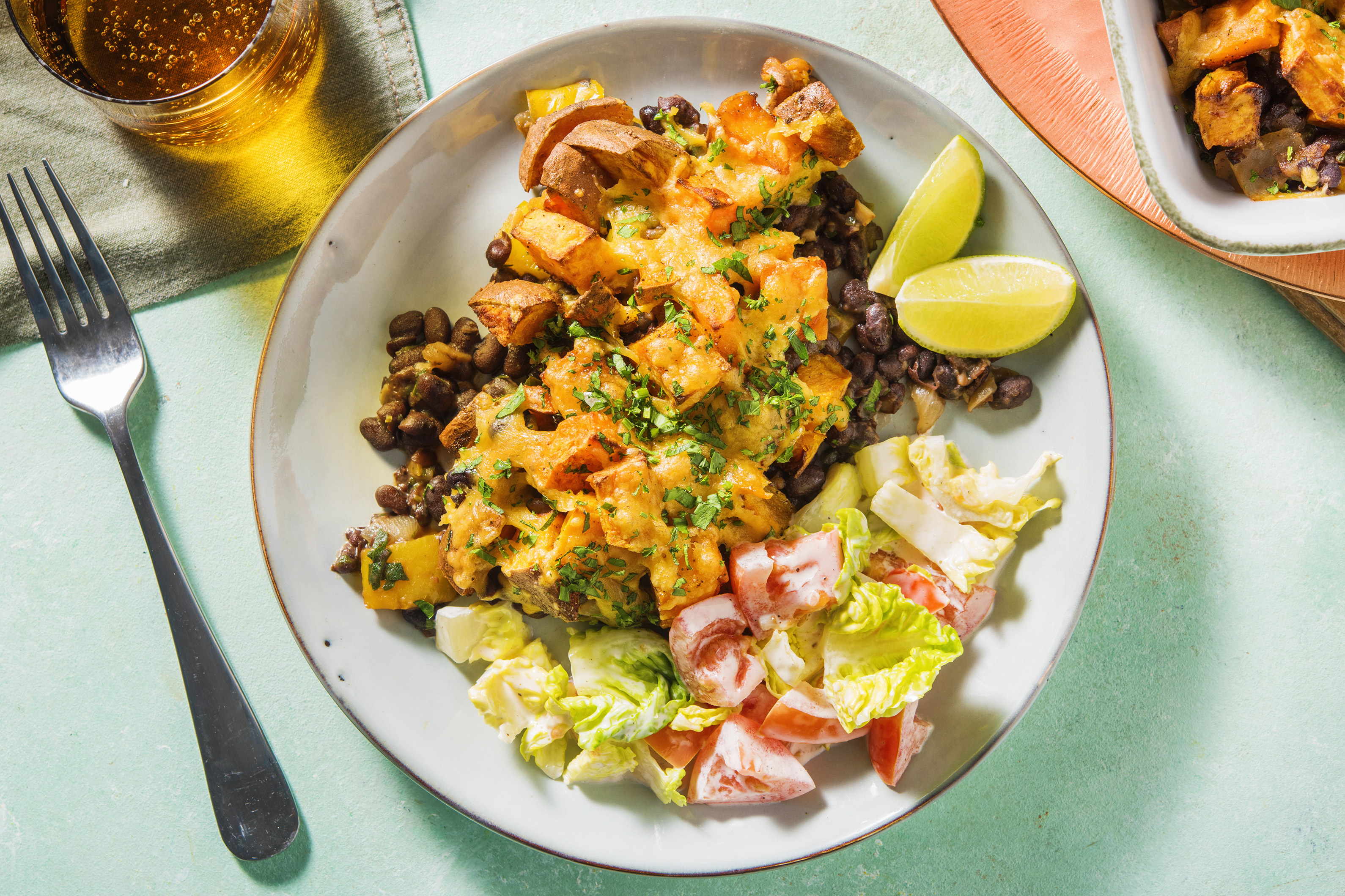 Veggie-Auflauf mit Süsskartoffel