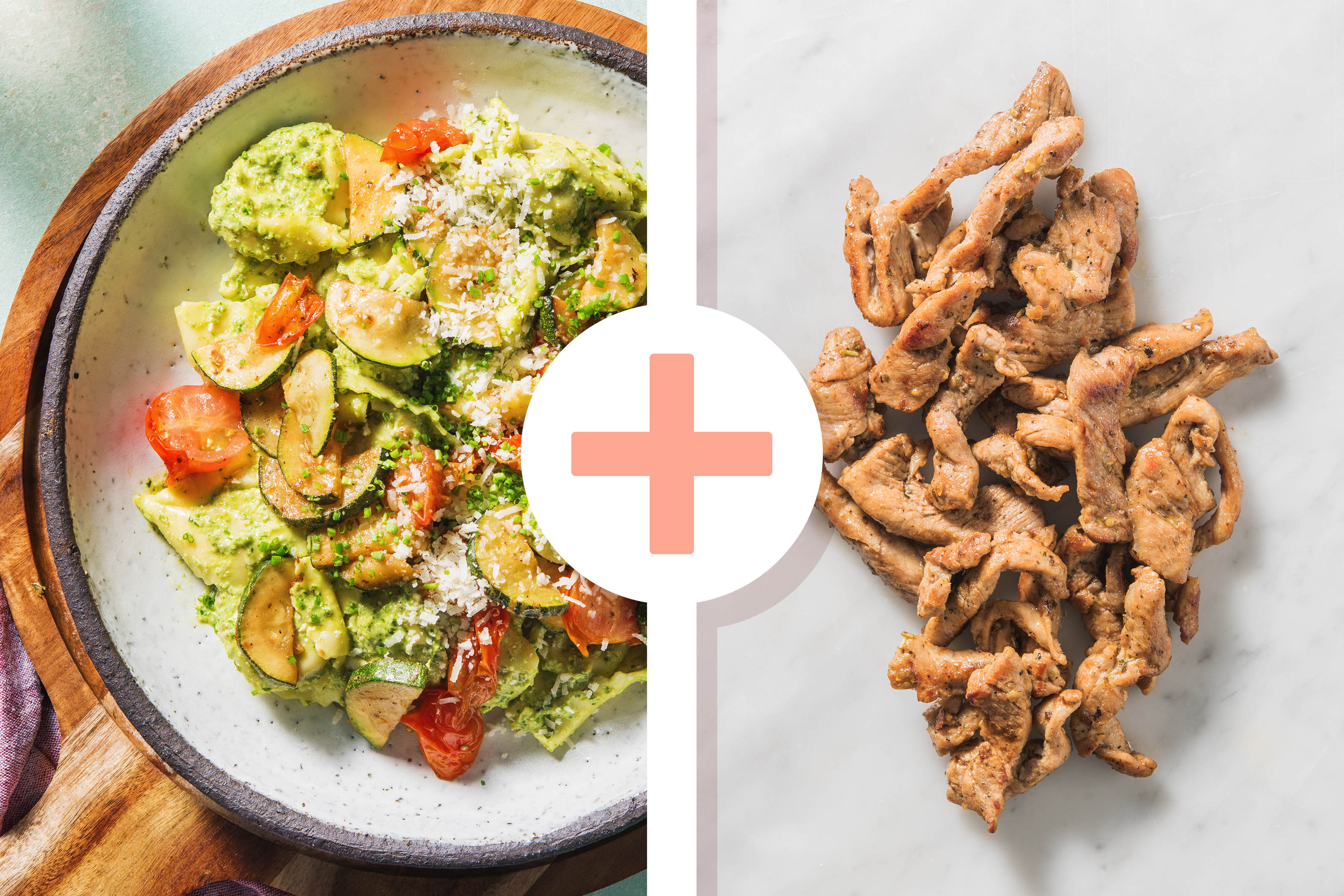 Agnolotti mit extra Schweinestreifen,