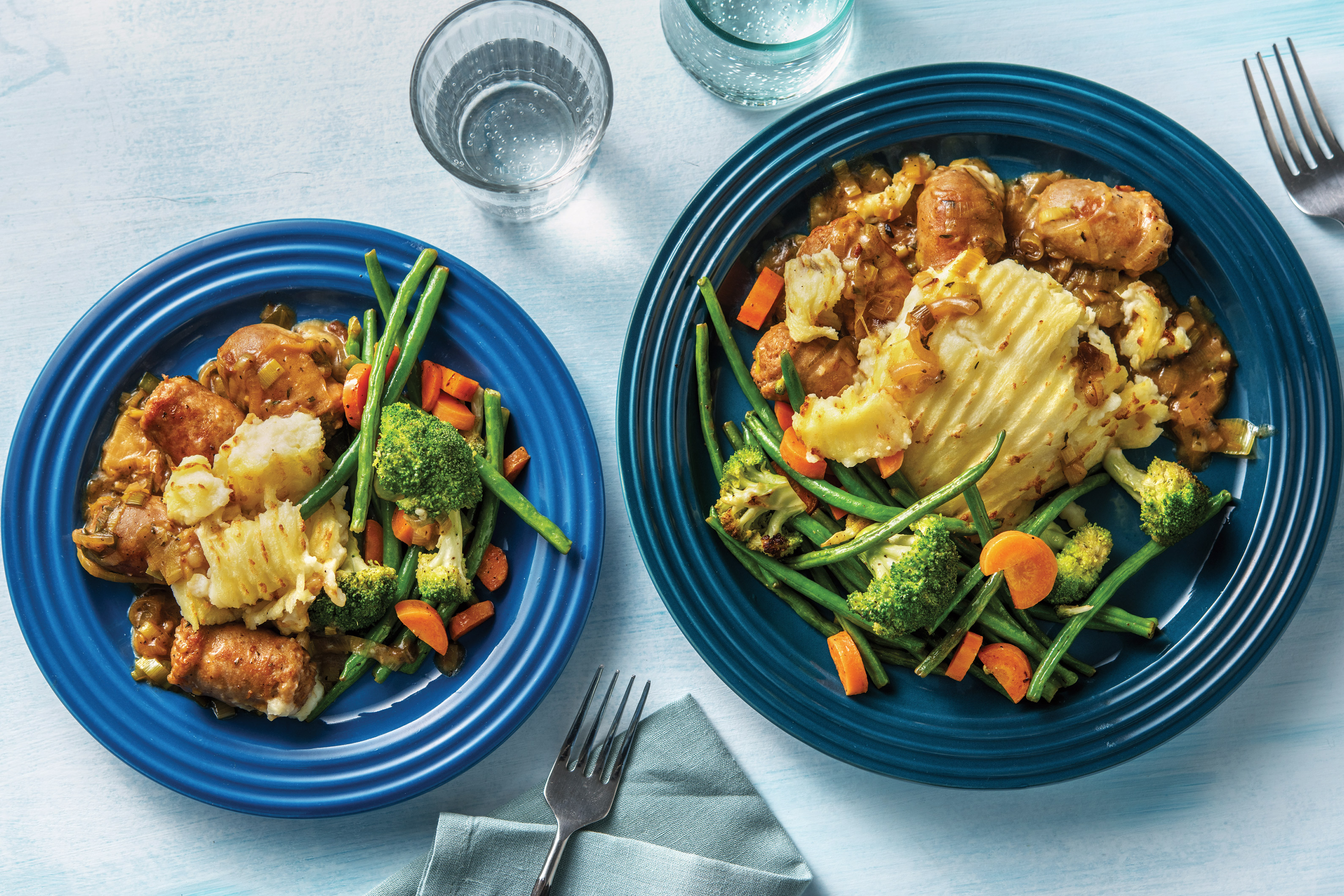 Pork Sausage & Caramelised Onion Pie