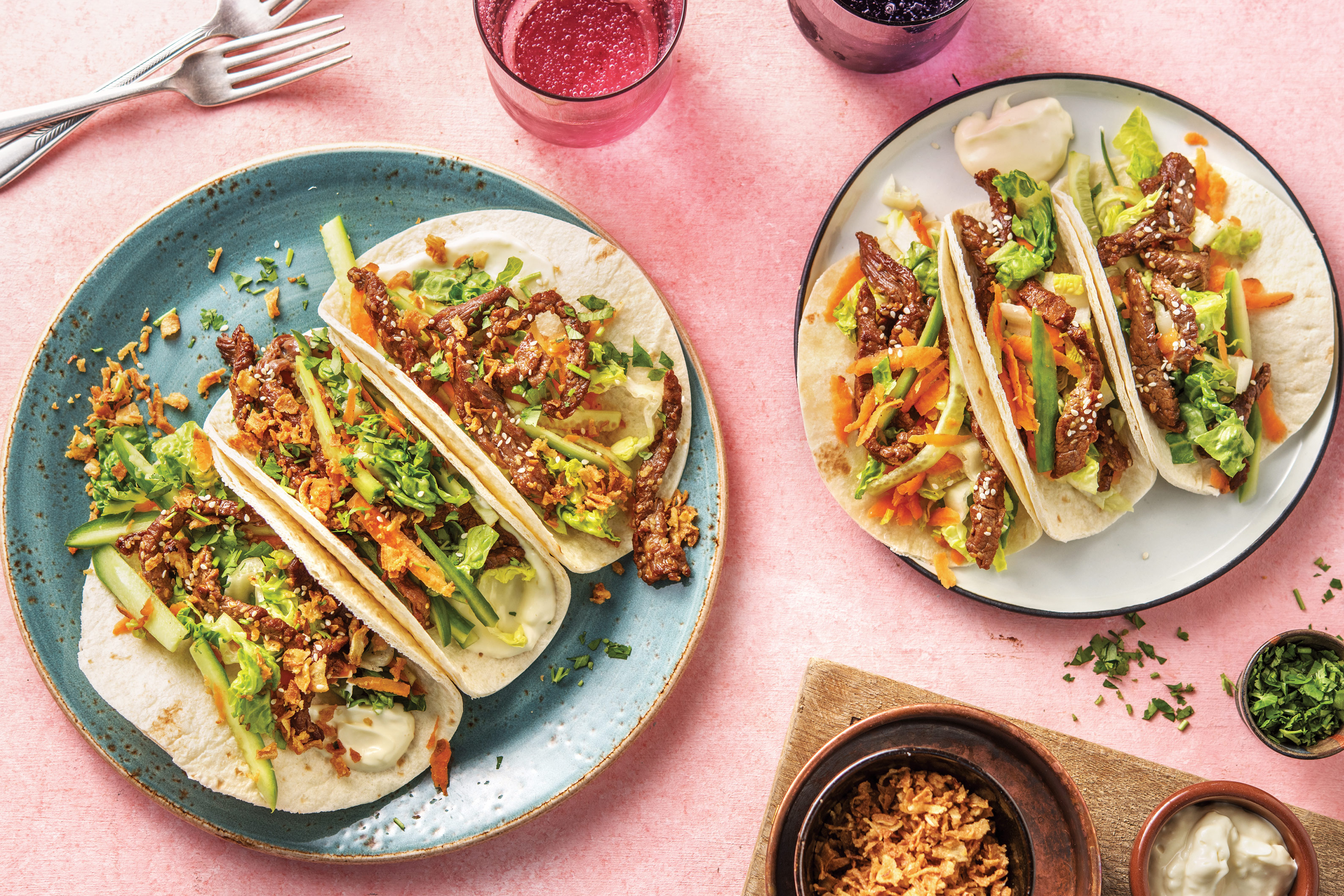 Korean-Style Beef Tacos