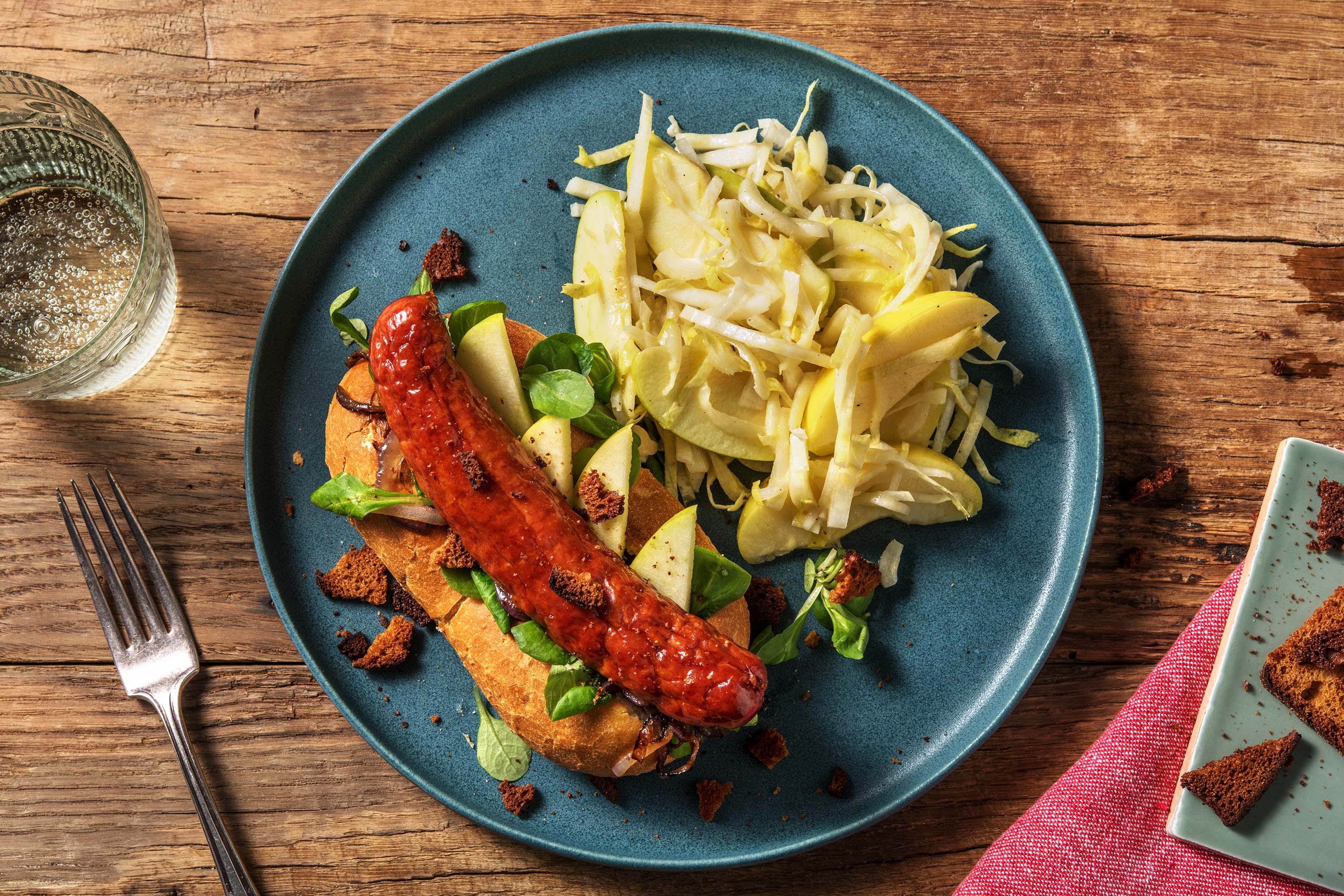 Hot-dog au fromage de Chimay