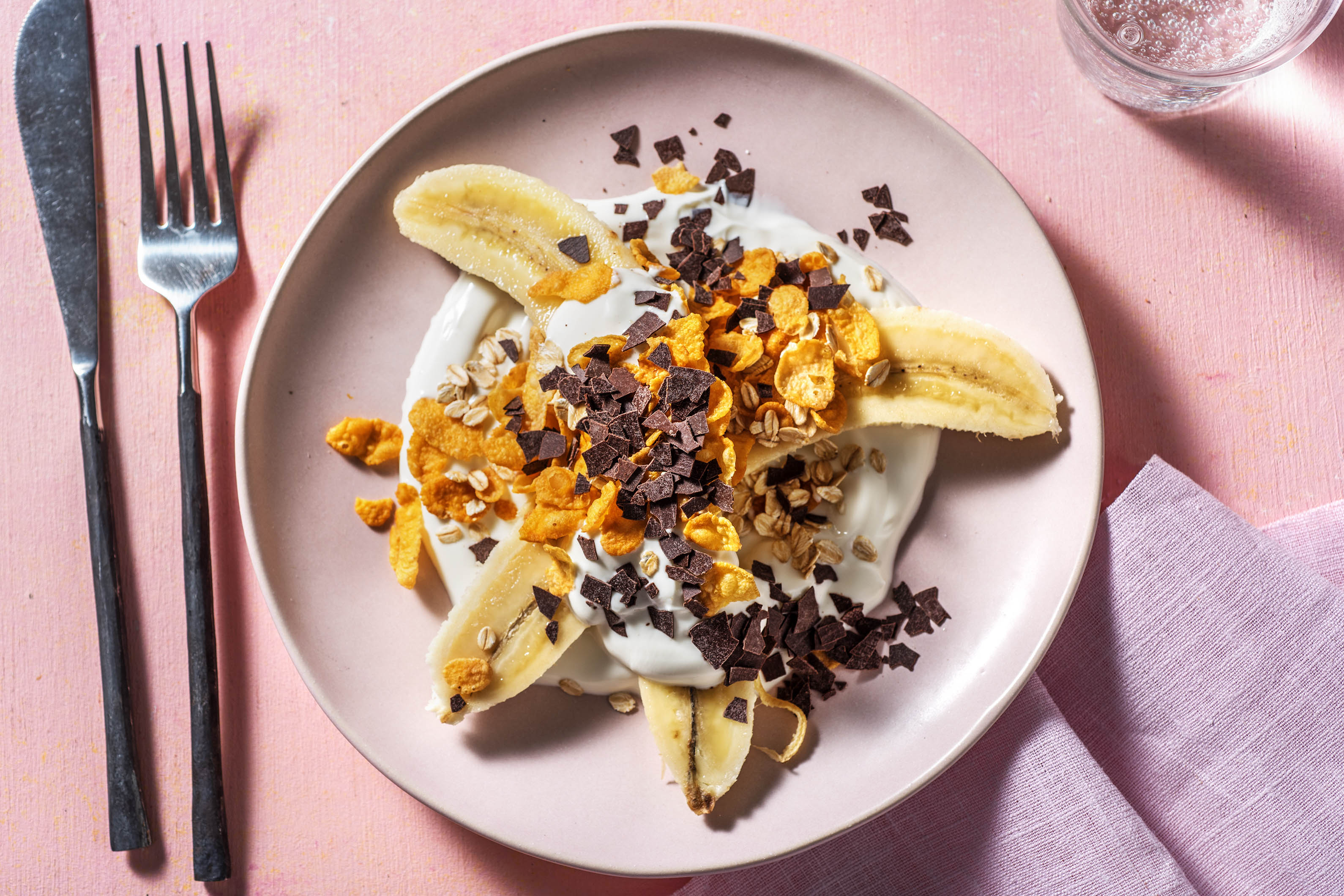 Banana split au yaourt