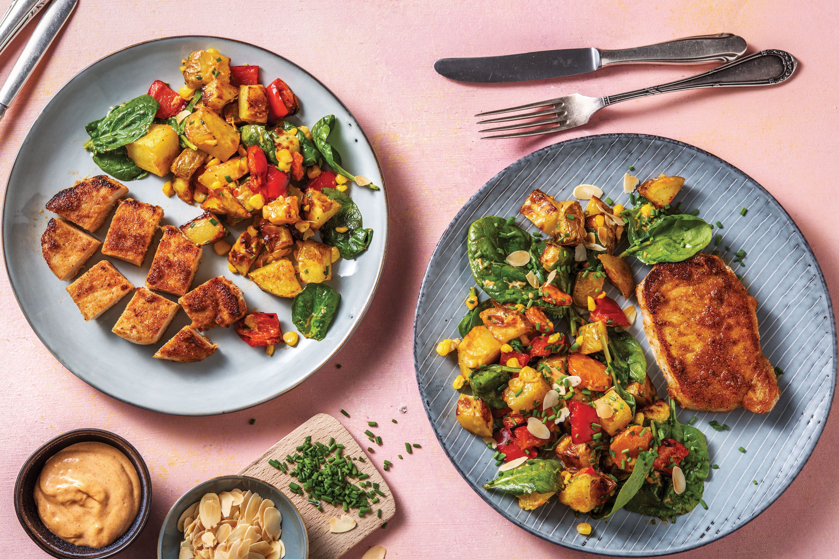 American Spiced Pork Steaks