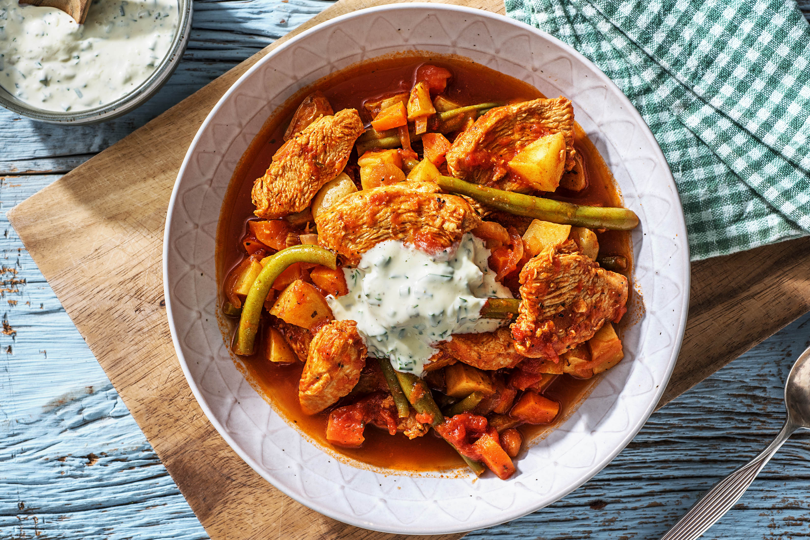 Herzhafter Pouleteintopf