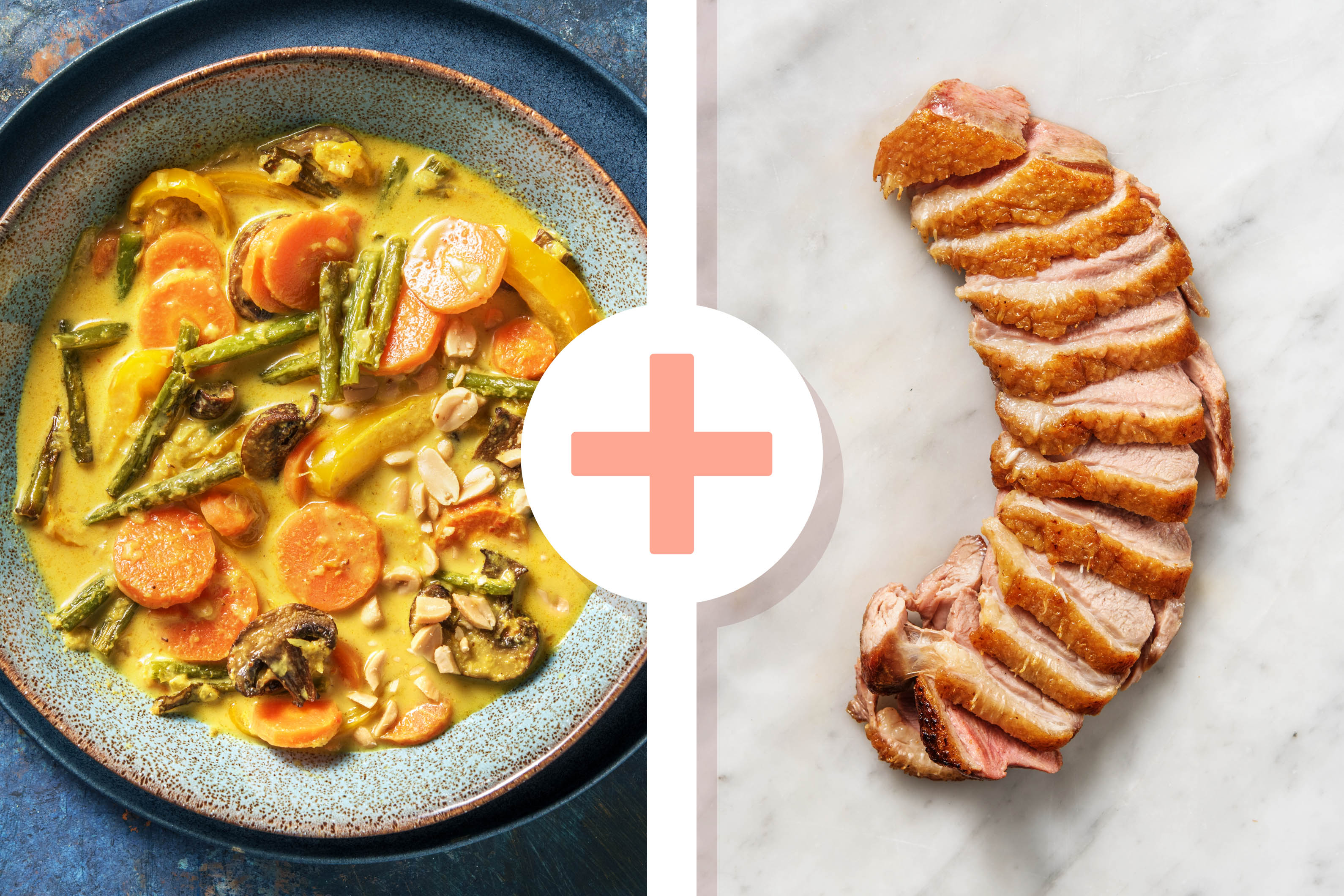 Gelbes Curry mit extra Entenbrust